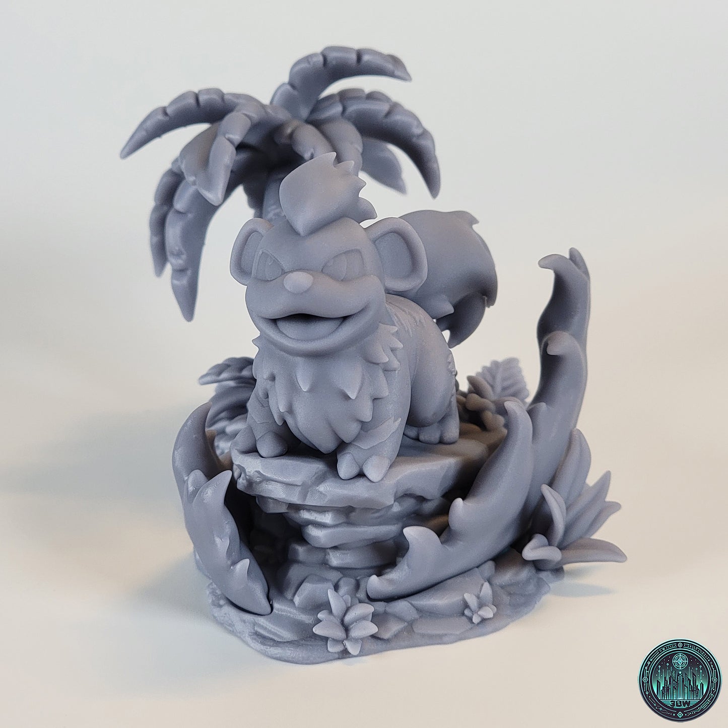 Chibi Growlithe | 3" Resin Model Kit | DIY Pokemon Fire-Type Puppy