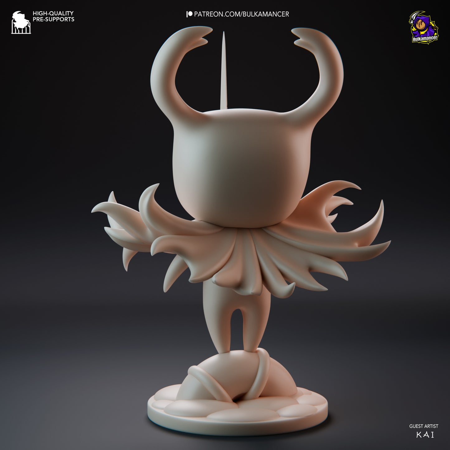Hollow Knight | 4-Inch Resin Model Kit | Hallownest’s Silent Challenger