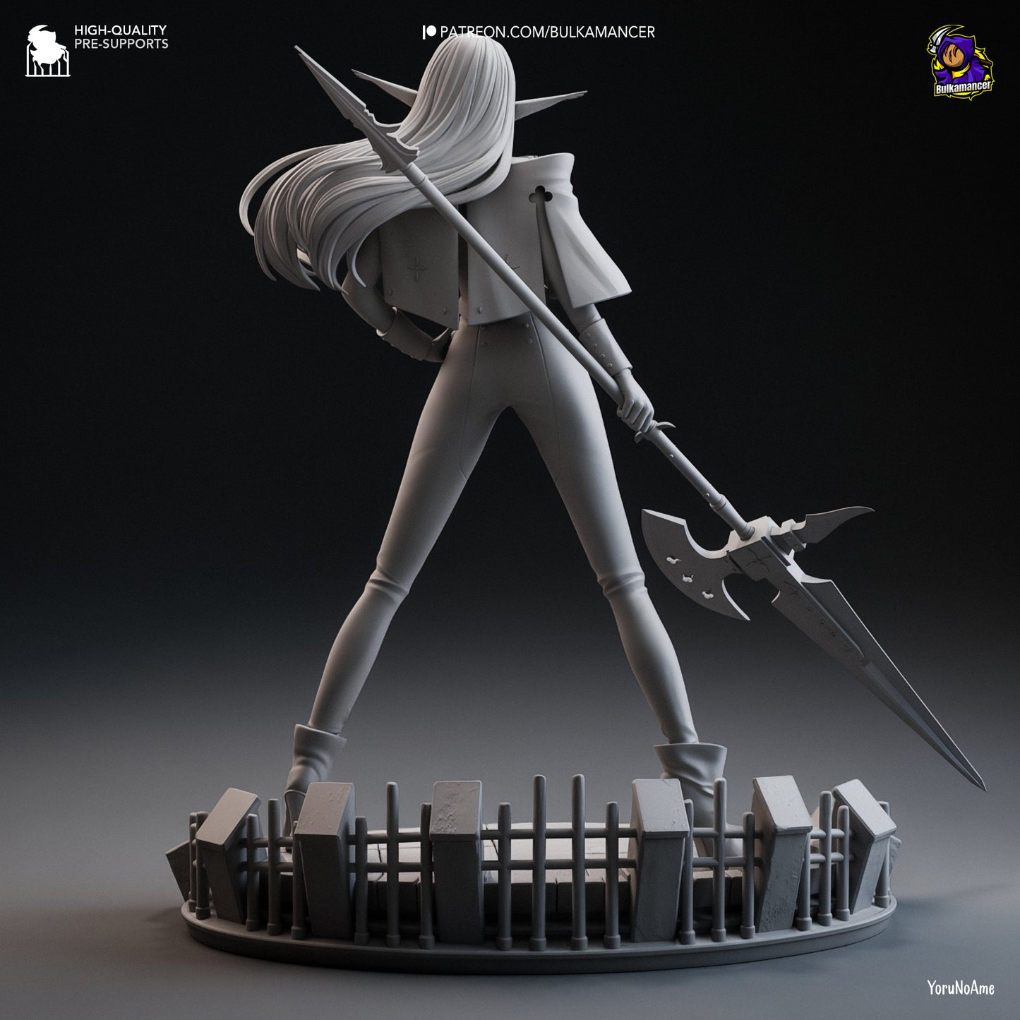 Hulkenberg | 9-Inch Resin Model Kit | Metaphor: ReFantazio Crimson Halberd Sentinel of Euchronia