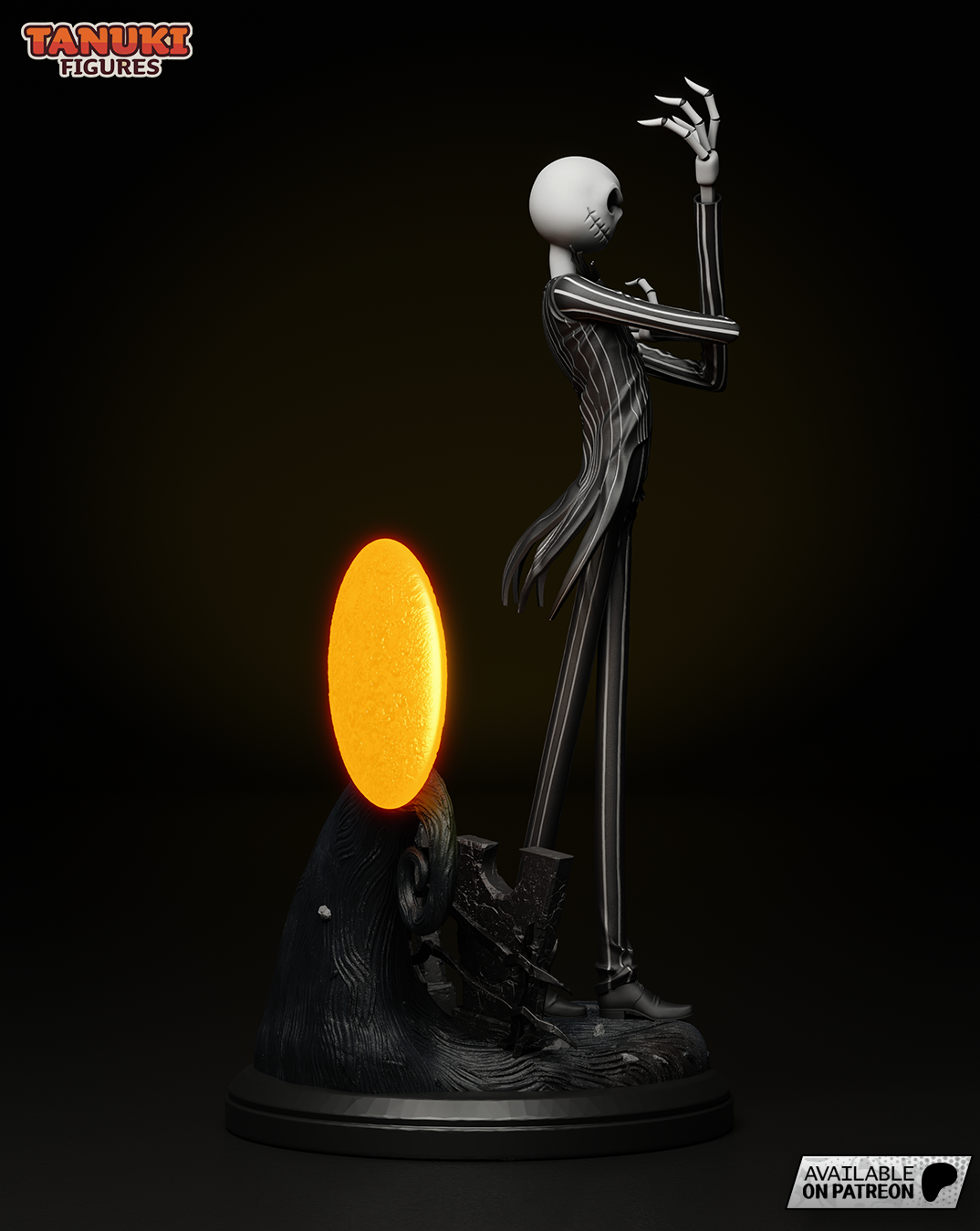 Jack Skellington | 9-Inch Resin Model Kit | Nightmare Graveyard King