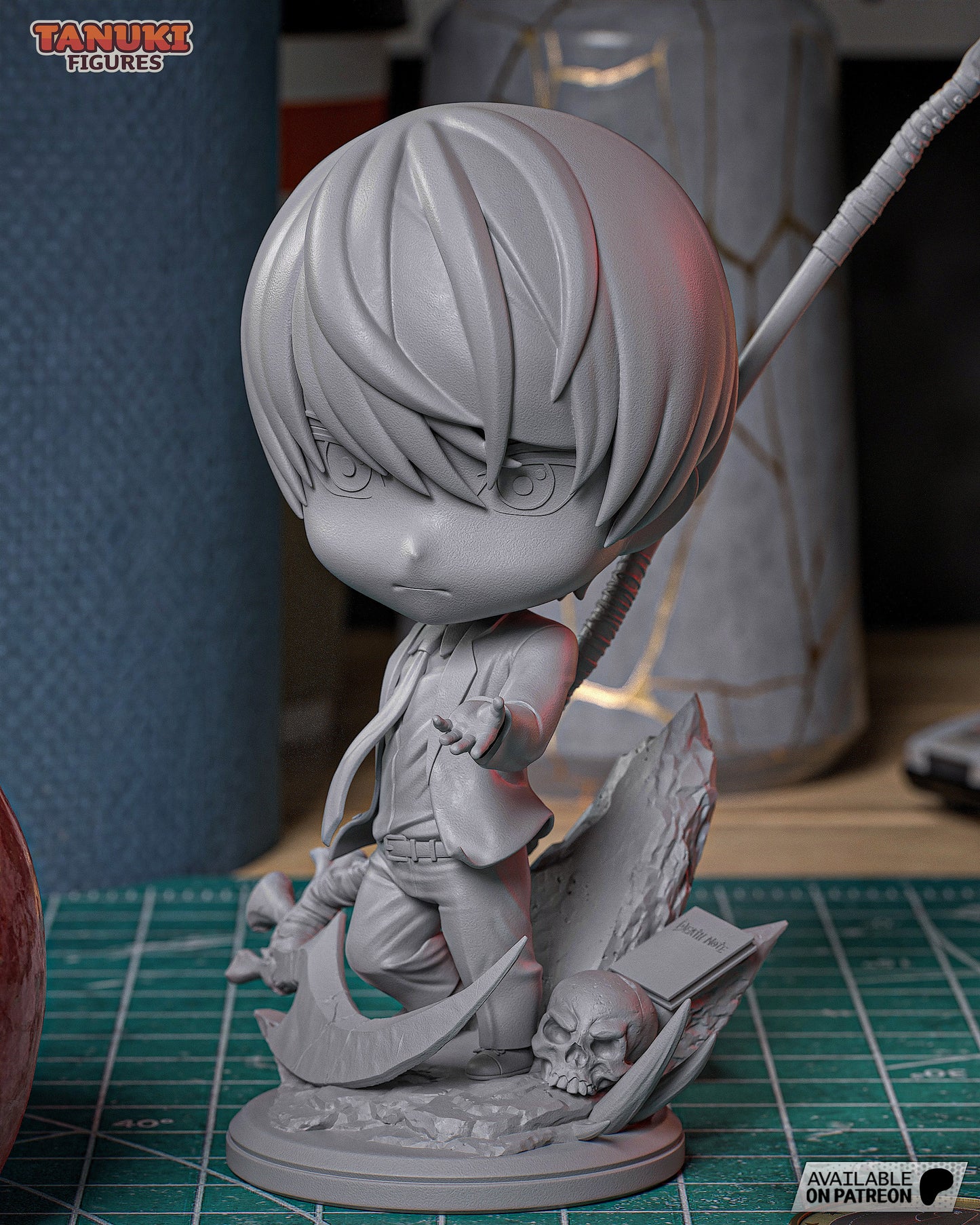 Chibi Light Yagami | 4.5-Inch Resin Model Kit | Death Note Justice