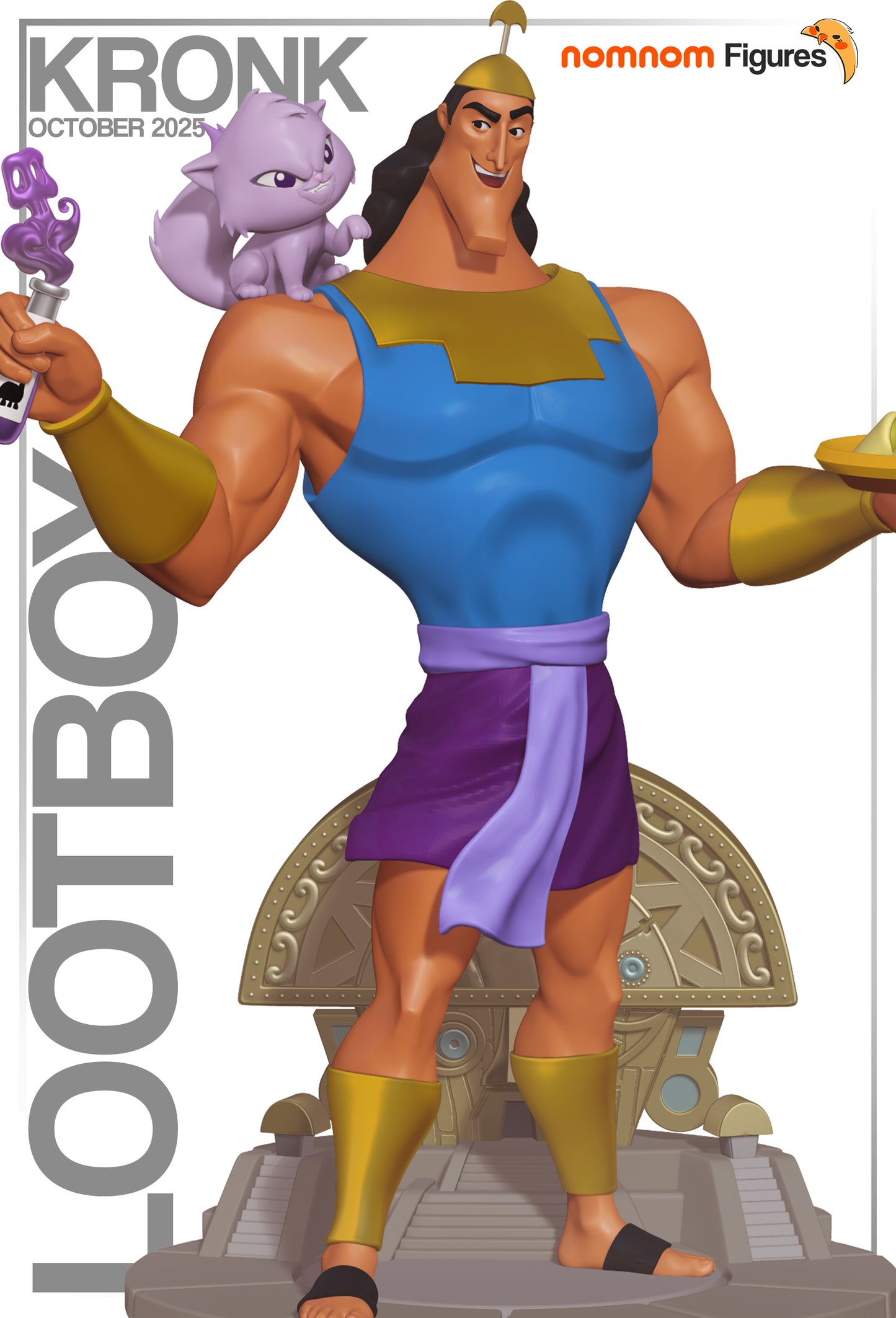 Kronk | 8-Inch Resin Model Kit | The Emperor’s New Groove