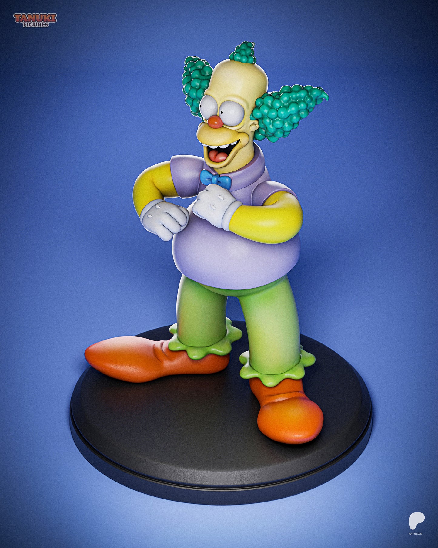 Krusty the Clown | X-Inch Resin Model Kit | Simpsons Cartoon Chaos Icon