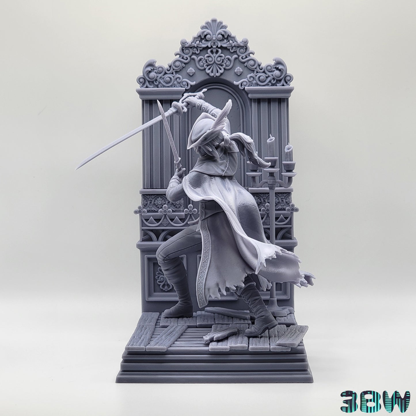 Lady Maria | Resin Model or Bust Kit | DIY Bloodborne Master Hunter of the Nightmare