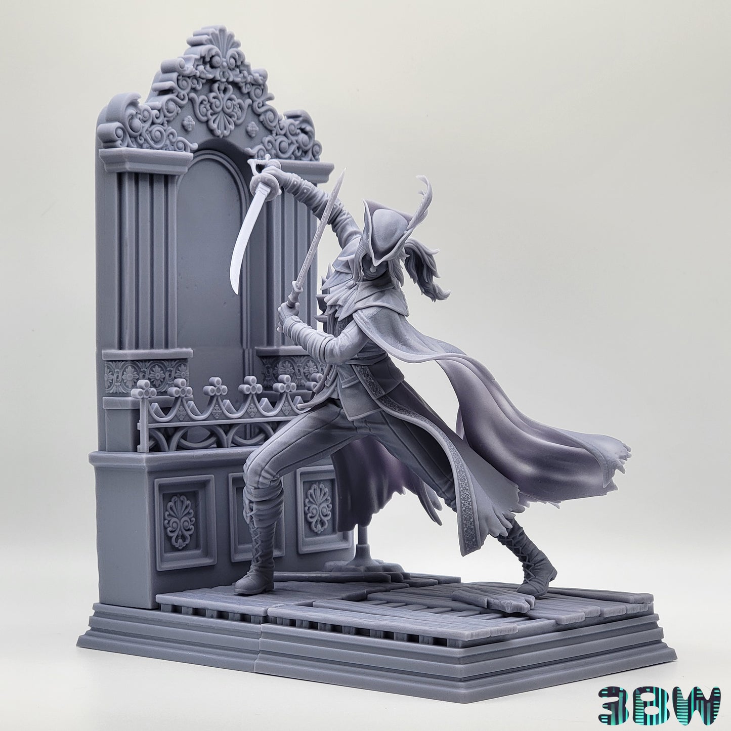 Lady Maria | Resin Model or Bust Kit | DIY Bloodborne Master Hunter of the Nightmare