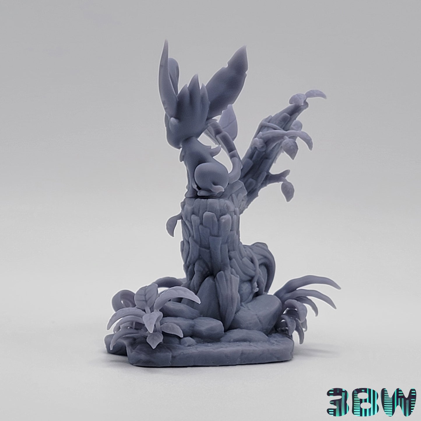 Chibi Leafeon Garage Kit | 3.5-Inch Resin Model Kit | DIY Forest-Themed Eevee Evolution Kit