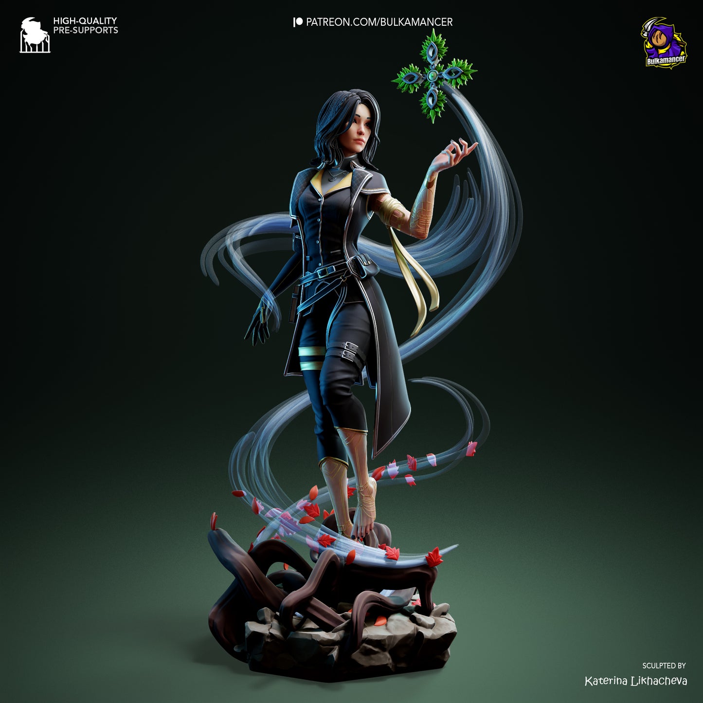 Lune | 11-Inch Resin Model Kit | DIY Clair Obscur: DIY Expedition 33 Wasteland Scavenger