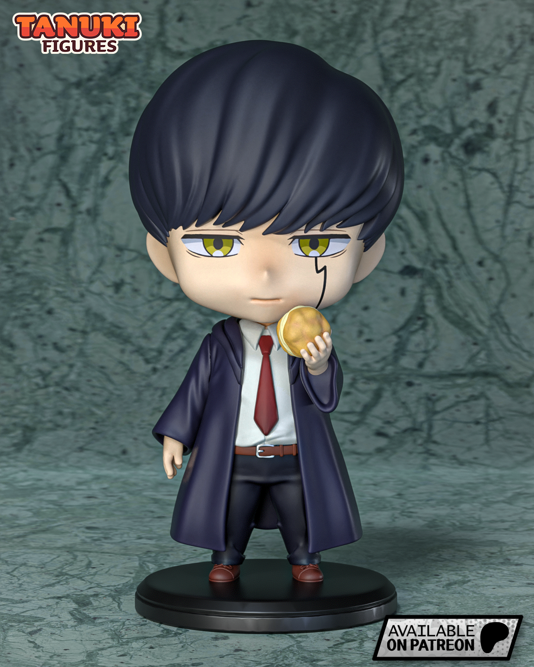 Chibi Mashle Burnedead | 4.5-Inch Resin Model Kit | Mashle Magic and Muscles