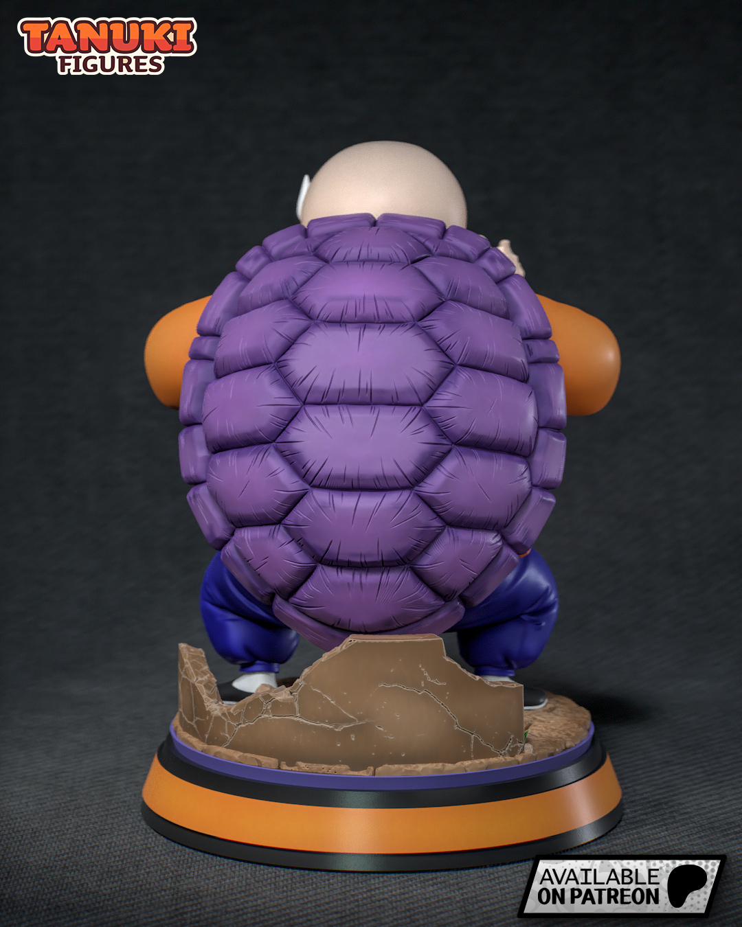 Chibi Master Roshi | 5-Inch Resin Model Kit | Dragon Ball Island Hermit