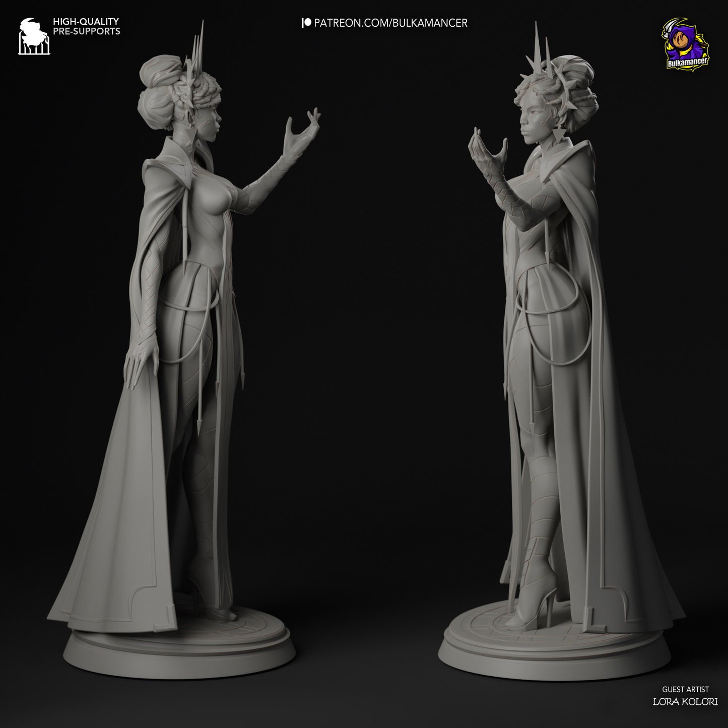 Mel Madarda | 10.5-Inch Resin Model Kit |Arcane Piltover Gilded Power Broker