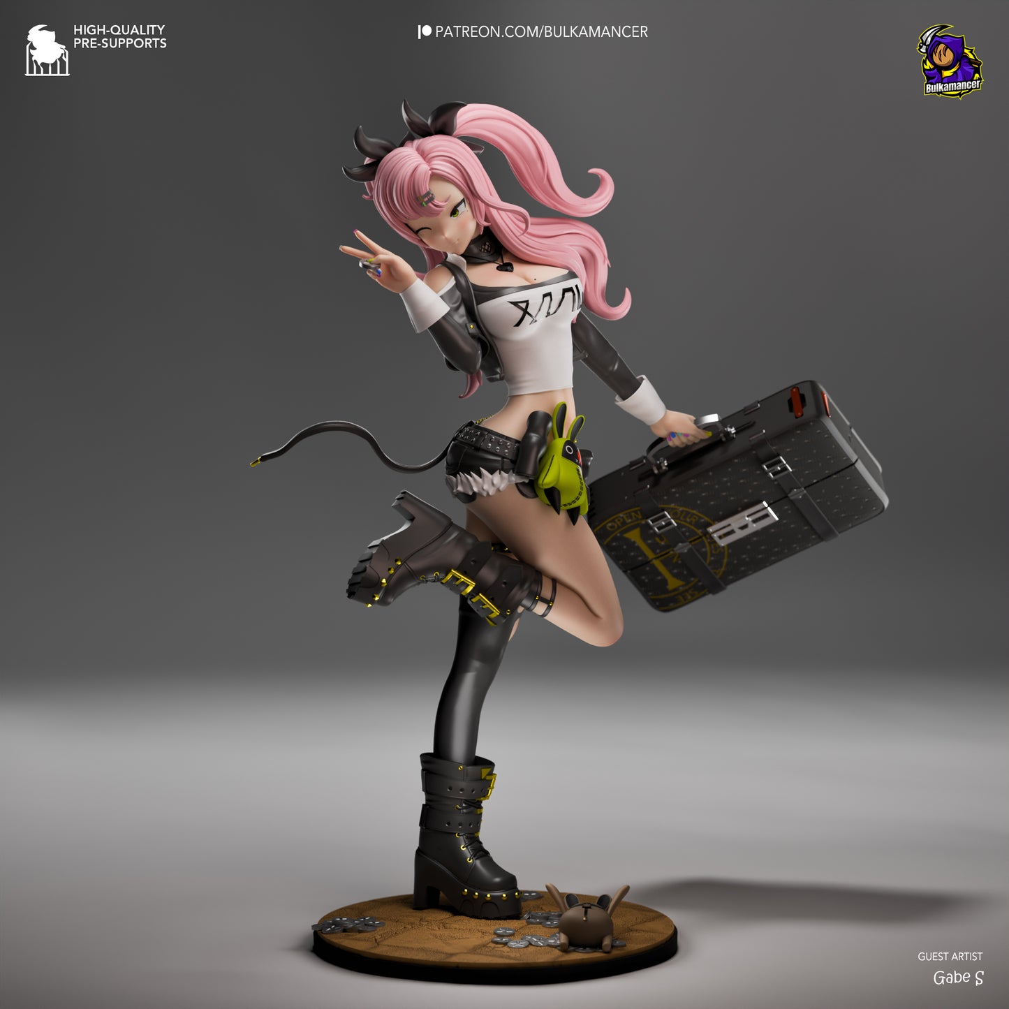 Nicole Demara | 8.5-Inch Resin Model Kit | Zenless Zone Zero Cunning Hares Leader