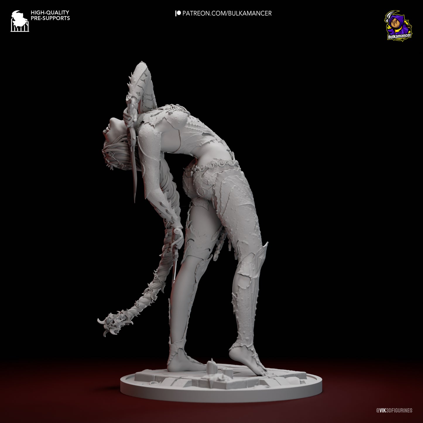 Orin the Red | 8-Inch Resin Model Kit | BG3 Baldur’s Gate Deadly Assassin