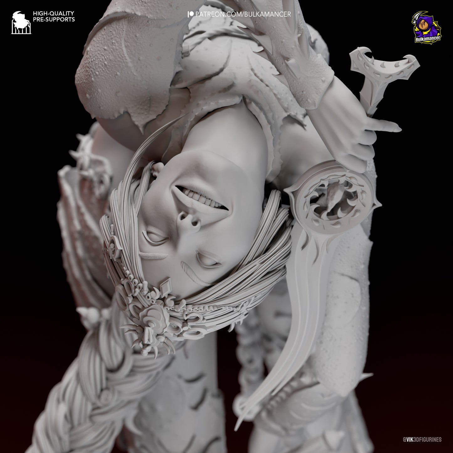 Orin the Red | 8-Inch Resin Model Kit | BG3 Baldur’s Gate Deadly Assassin