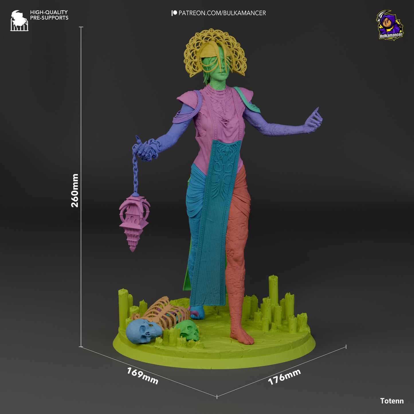 The Plague | 10-Inch Resin Model Kit | Dead by Daylight High Priestess of Vomitrot