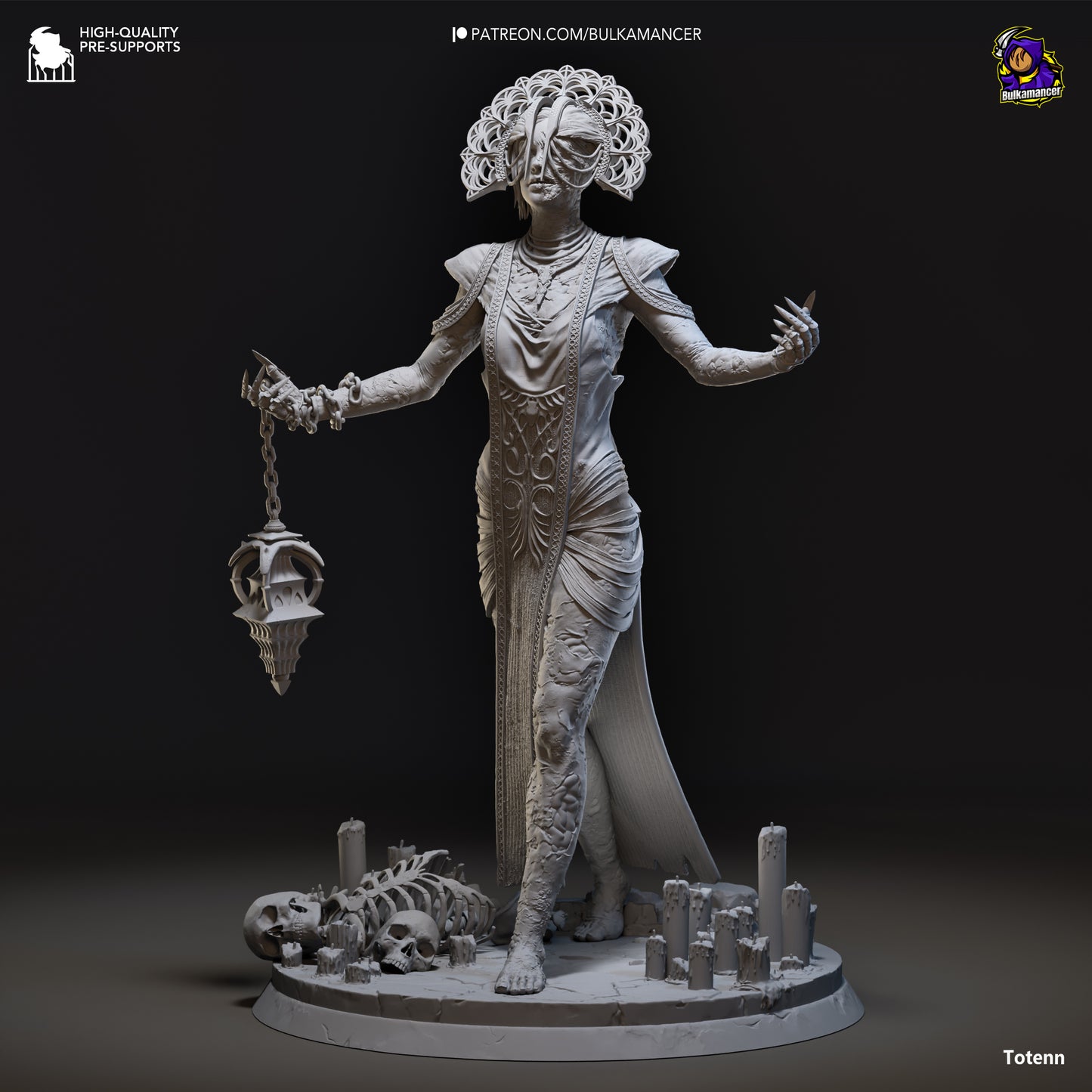 The Plague | 10-Inch Resin Model Kit | Dead by Daylight High Priestess of Vomitrot