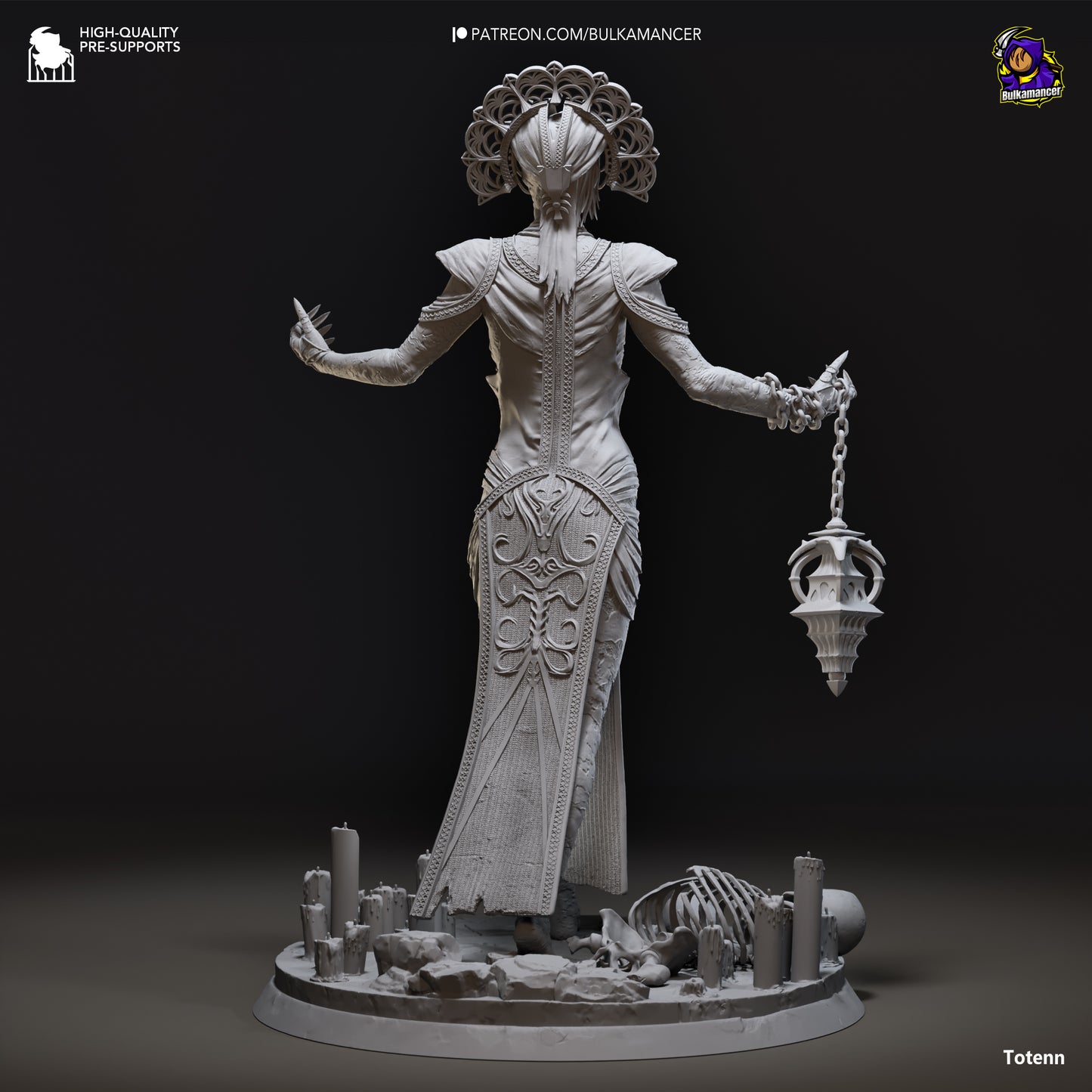 The Plague | 10-Inch Resin Model Kit | Dead by Daylight High Priestess of Vomitrot