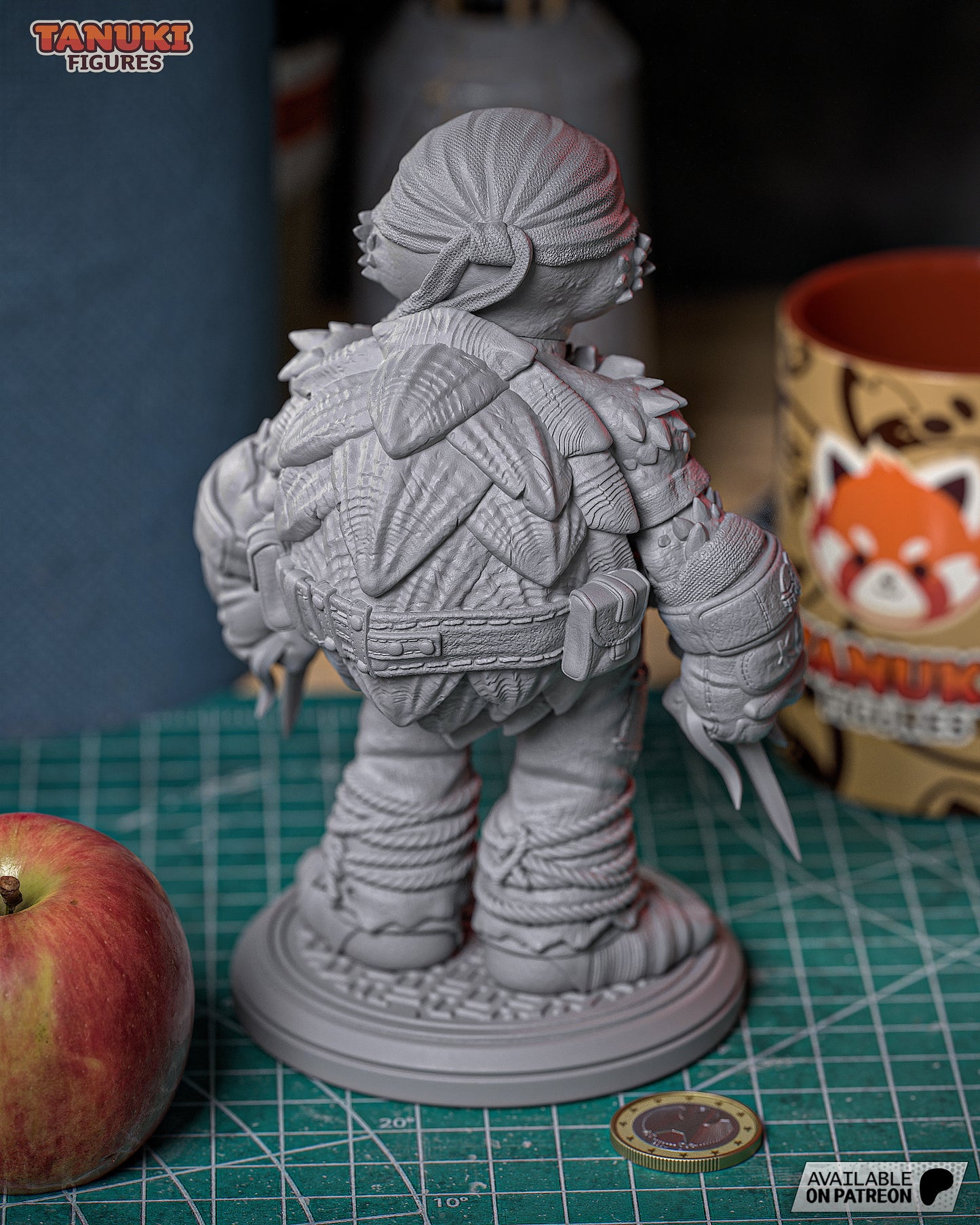 Raphael | 6.5-Inch Resin Model Kit | Toon-Style TMNT Hothead Turtle