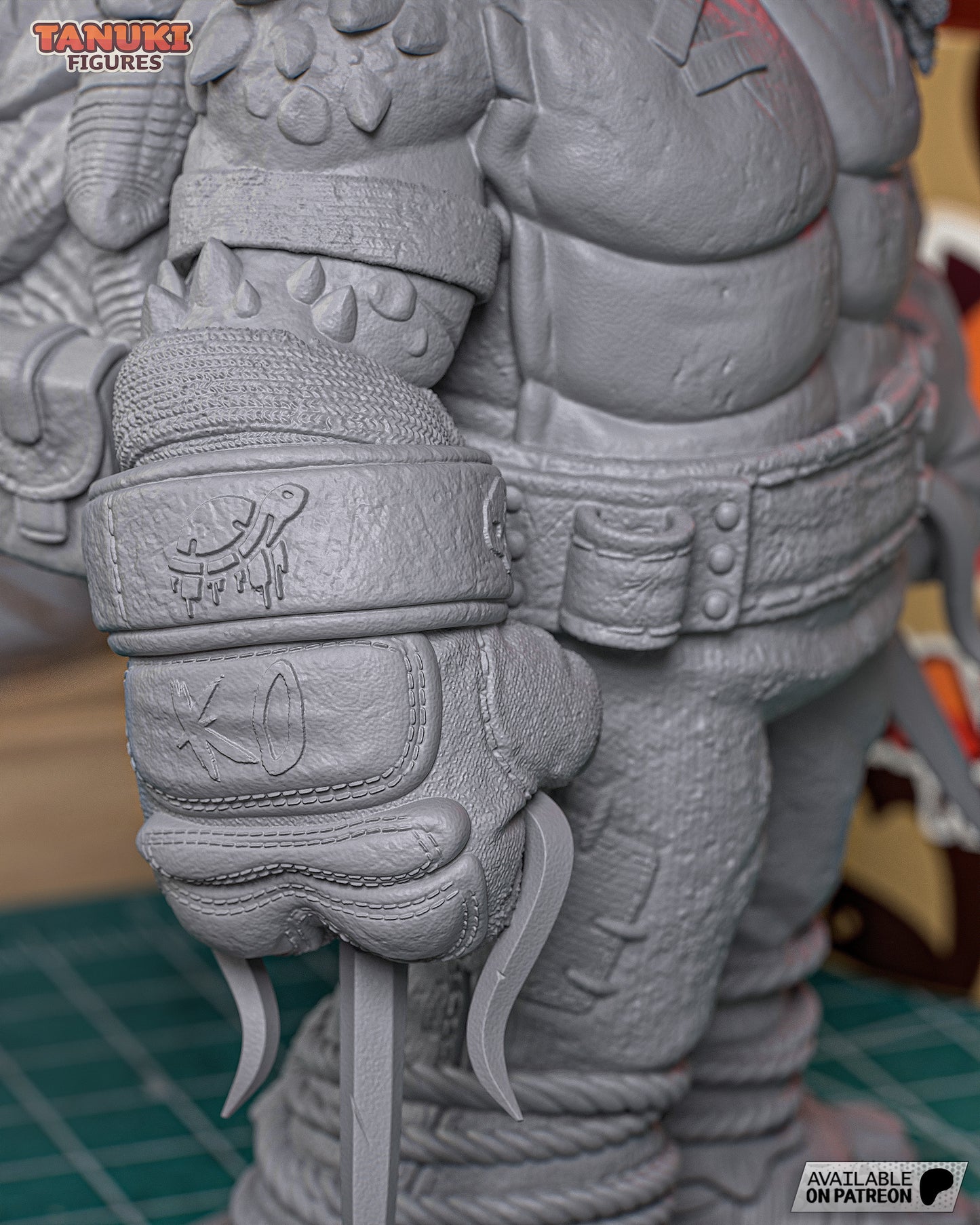 Raphael | 6.5-Inch Resin Model Kit | Toon-Style TMNT Hothead Turtle