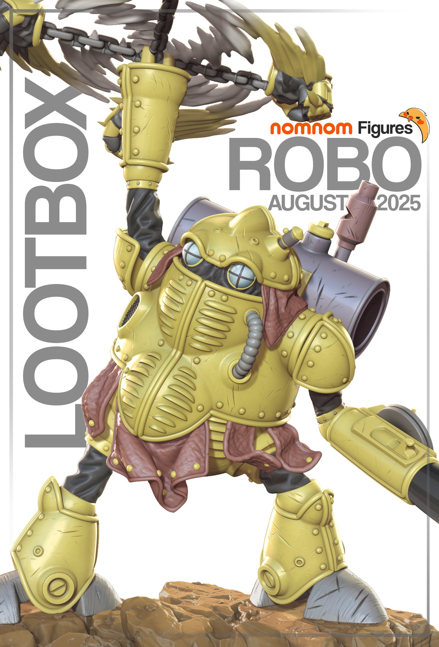 Robo | 6-Inch Resin Model Kit | Chrono Trigger Proto Dome Sentinel
