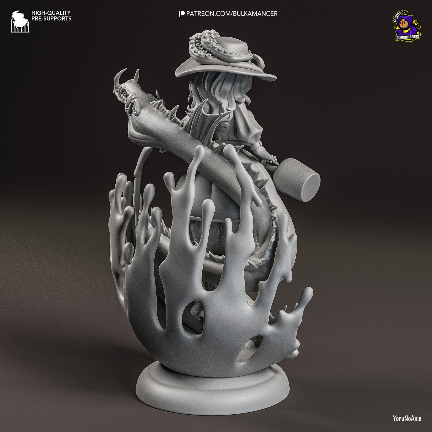 Rum Baba | 10-Inch Resin Model Kit | Unbreadable Sweet Breaded Fighter