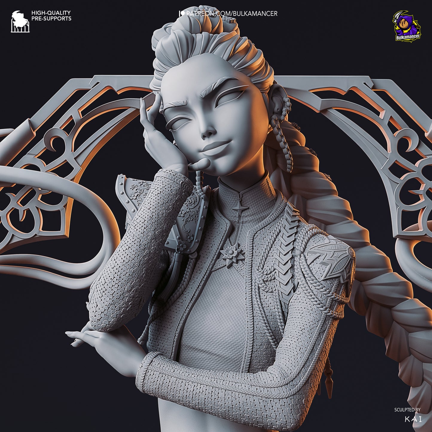 Rumi | 9.5-Inch Resin Model Kit | KPop Demon Hunters Blade Dancer of Seoul