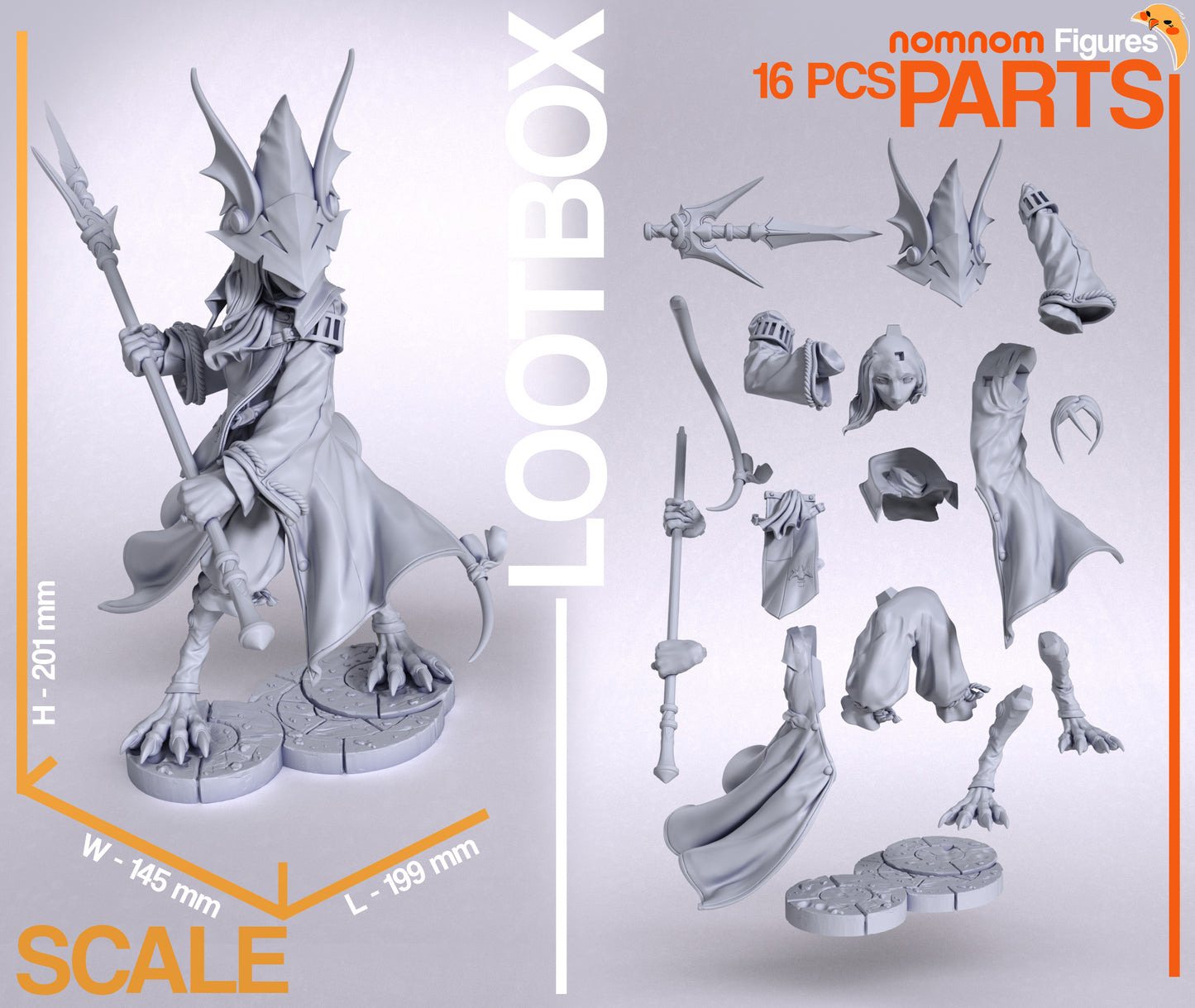 Freya Crescent | 8-Inch Resin Model Kit | DIY Final Fantasy IX Dragon Knight