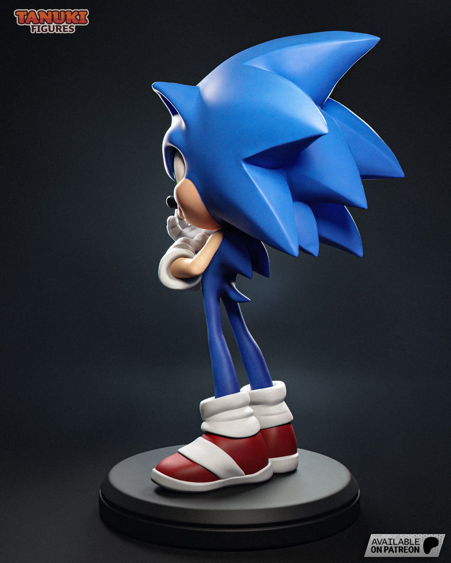 Sonic | 6-Inch Resin Model Kit | Toon-Style Sonic the Hedgehog Blur