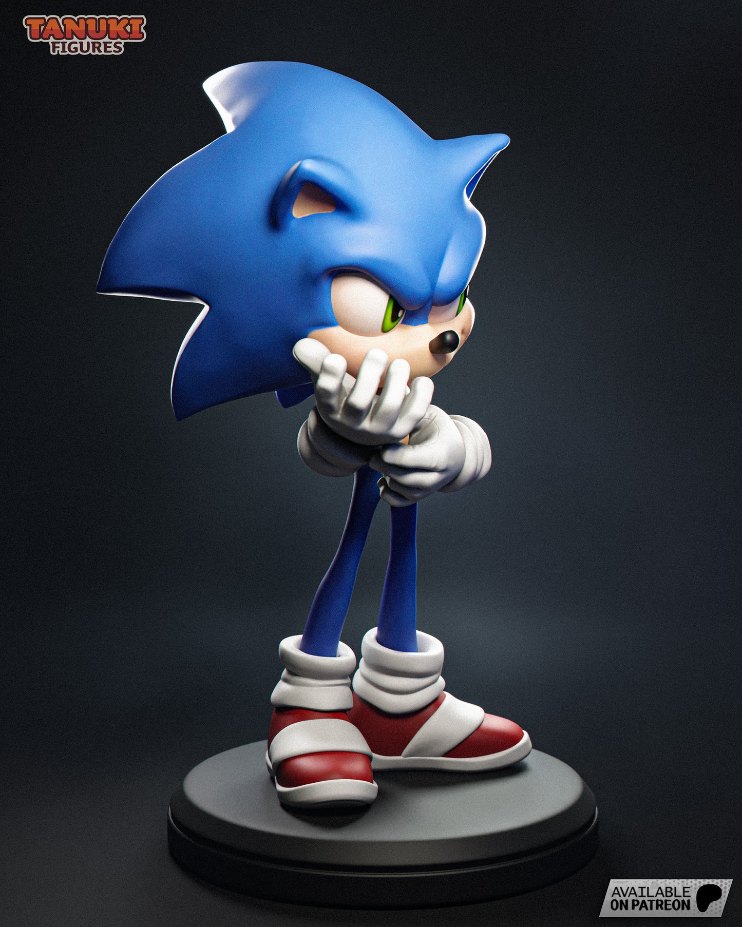 Sonic | 6-Inch Resin Model Kit | Toon-Style Sonic the Hedgehog Blur