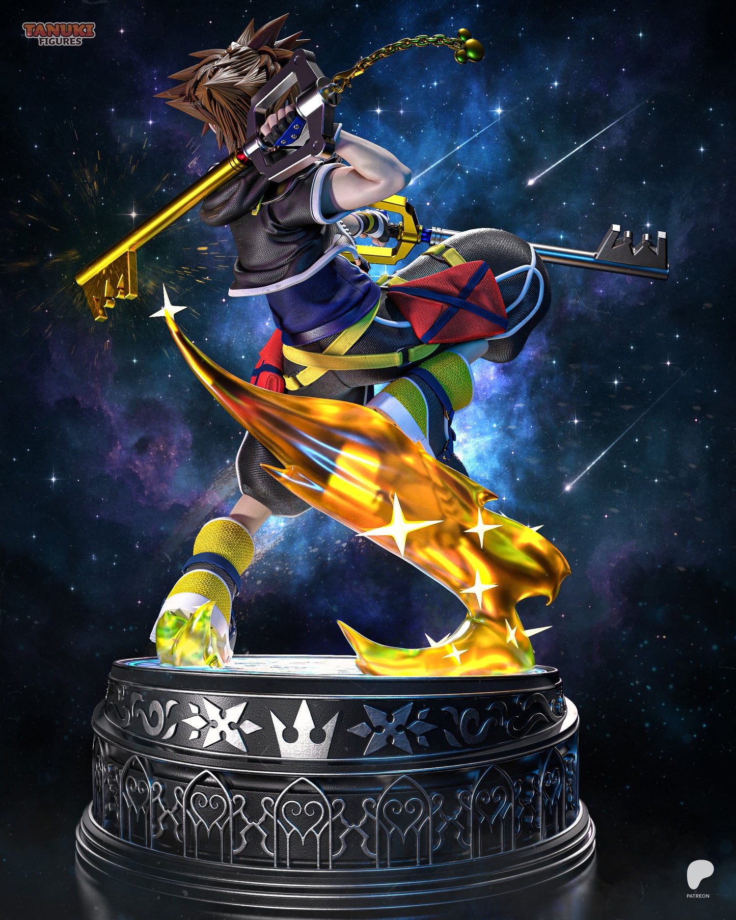 Sora | Resin Model or Bust Kit | Kingdom Hearts Keyblade Wielder of Light