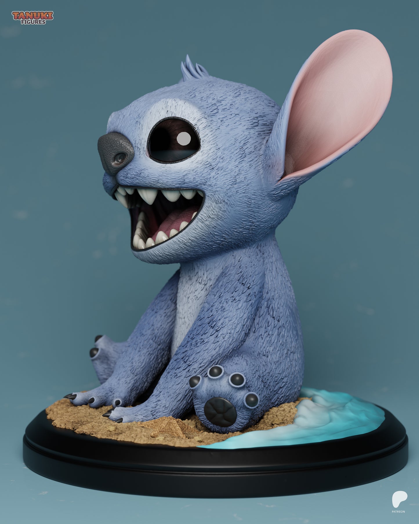Stitch | 6-Inch Resin Model Kit | Cartoon Alien Chaos Gremlin Pup