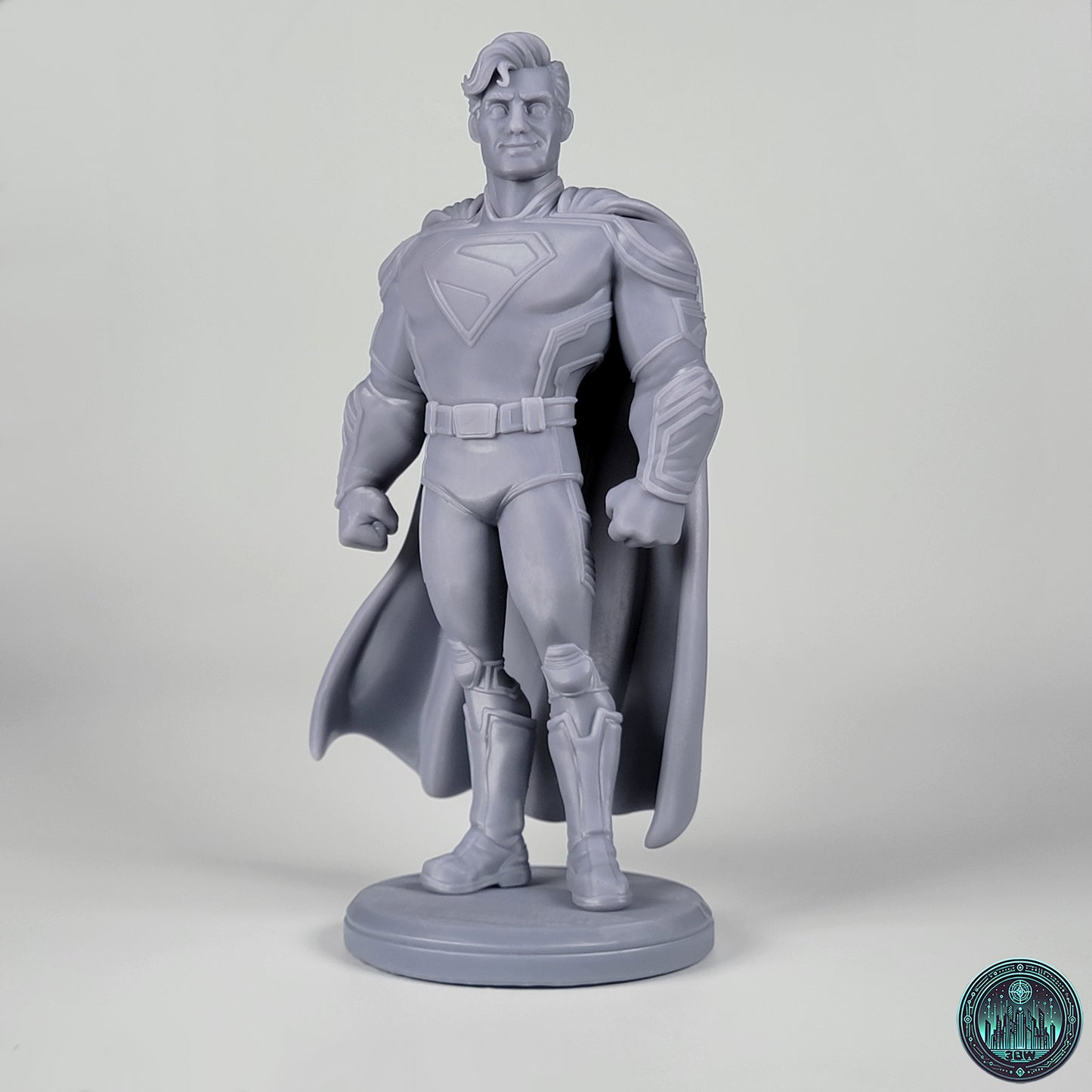 Superman | 6-Inch Resin Model Kit | Toon-Style Caped Kryptonian