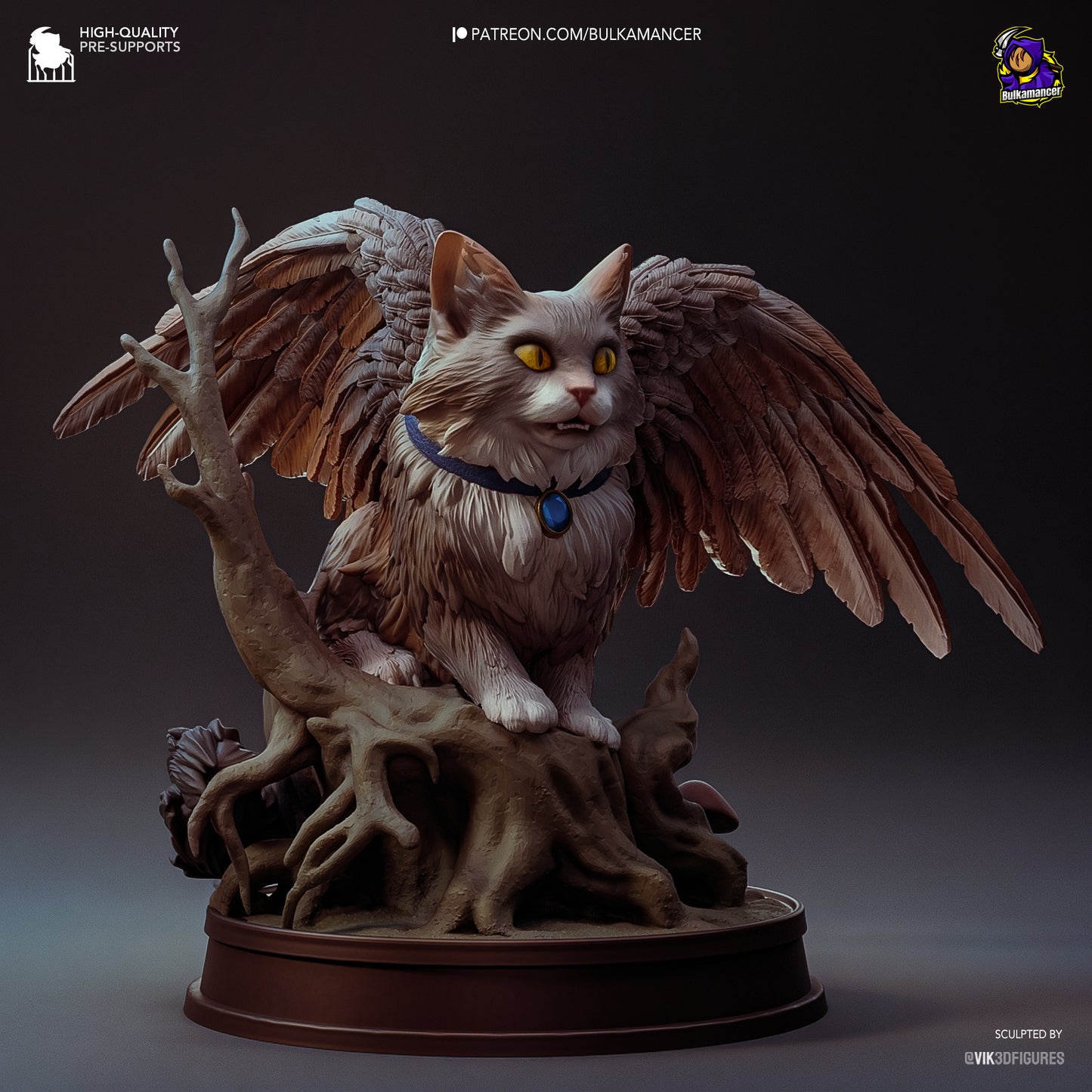 Tara | 3-Inch Resin Model Kit | BG3 Baldur’s Gate Tressym Companion