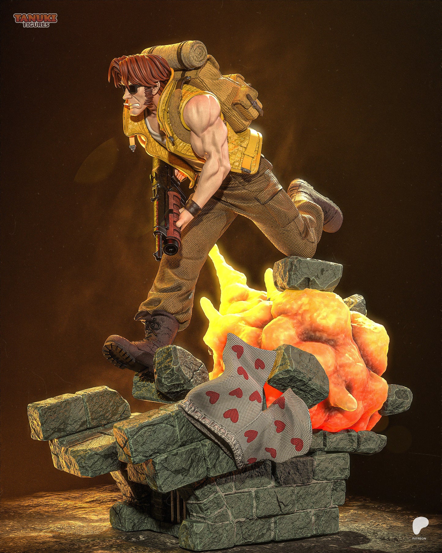 Tarma Roving | Resin Model or Bust Kit | Metal Slug Peregrine Falcon Squad Ace