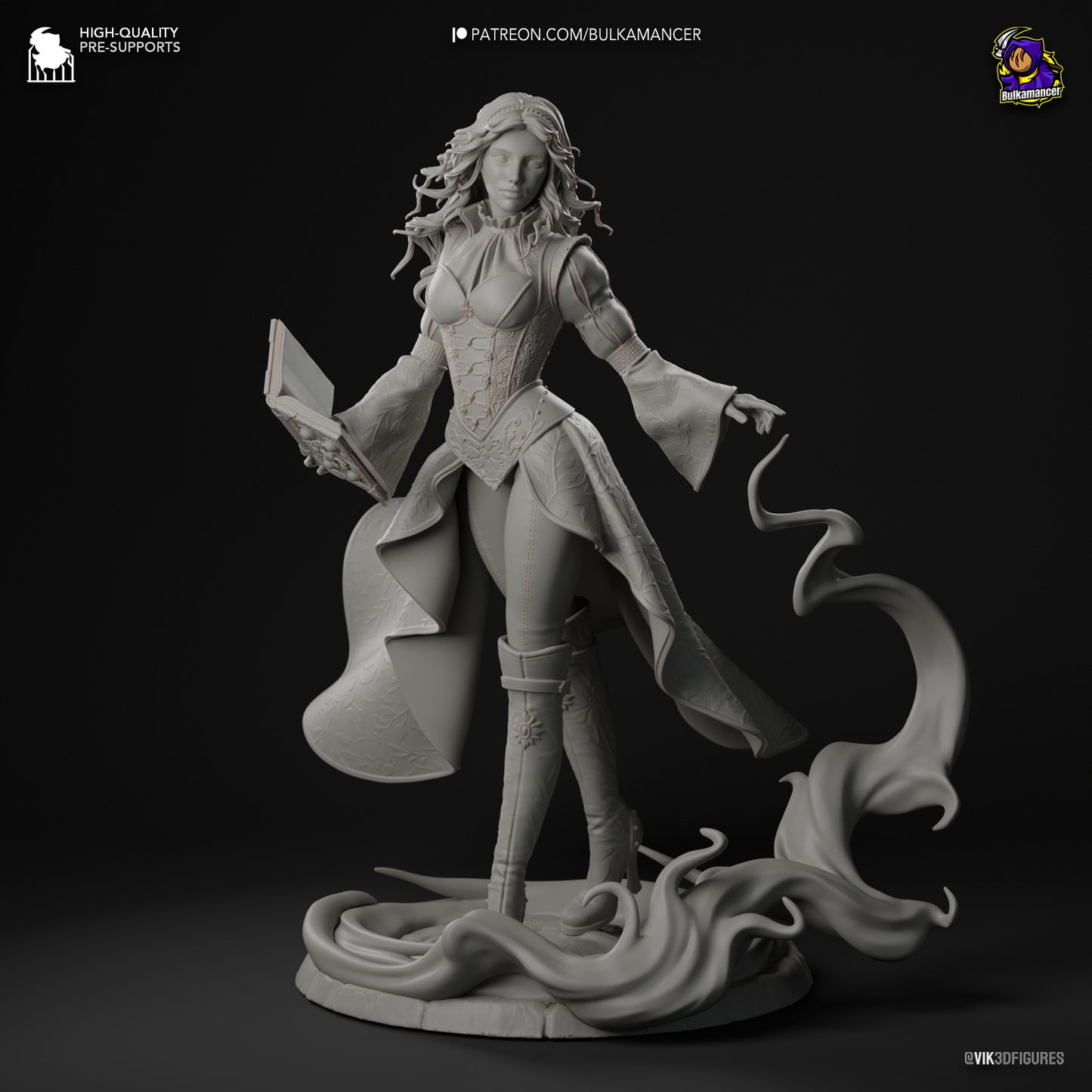 Triss Merigold | 9.5-Inch Resin Model Kit | Witcher Sorceress of Temeria