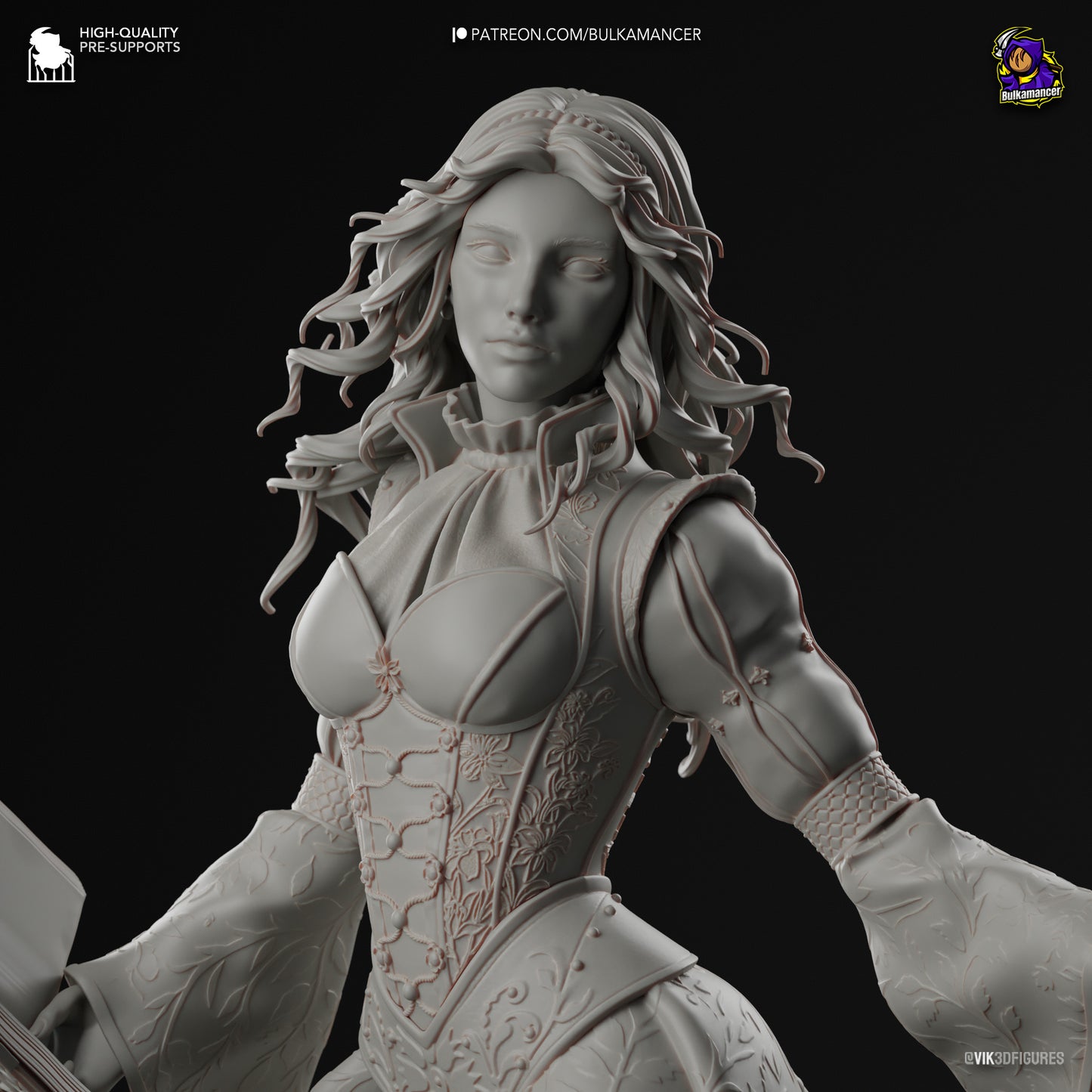 Triss Merigold | 9.5-Inch Resin Model Kit | Witcher Sorceress of Temeria