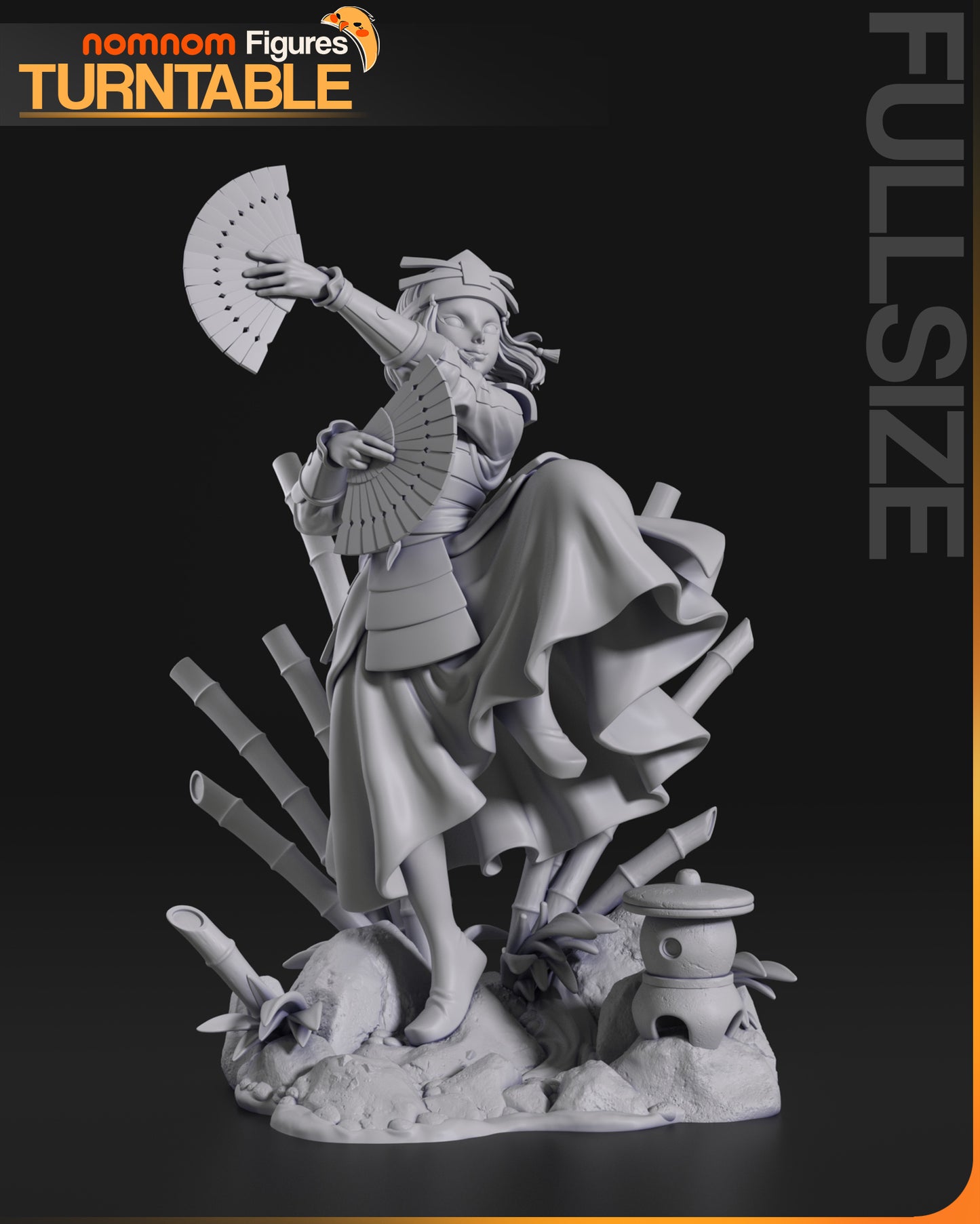 Suki | Resin Model or Bust Kit | Avatar: The Last Airbender Kyoshi Warrior