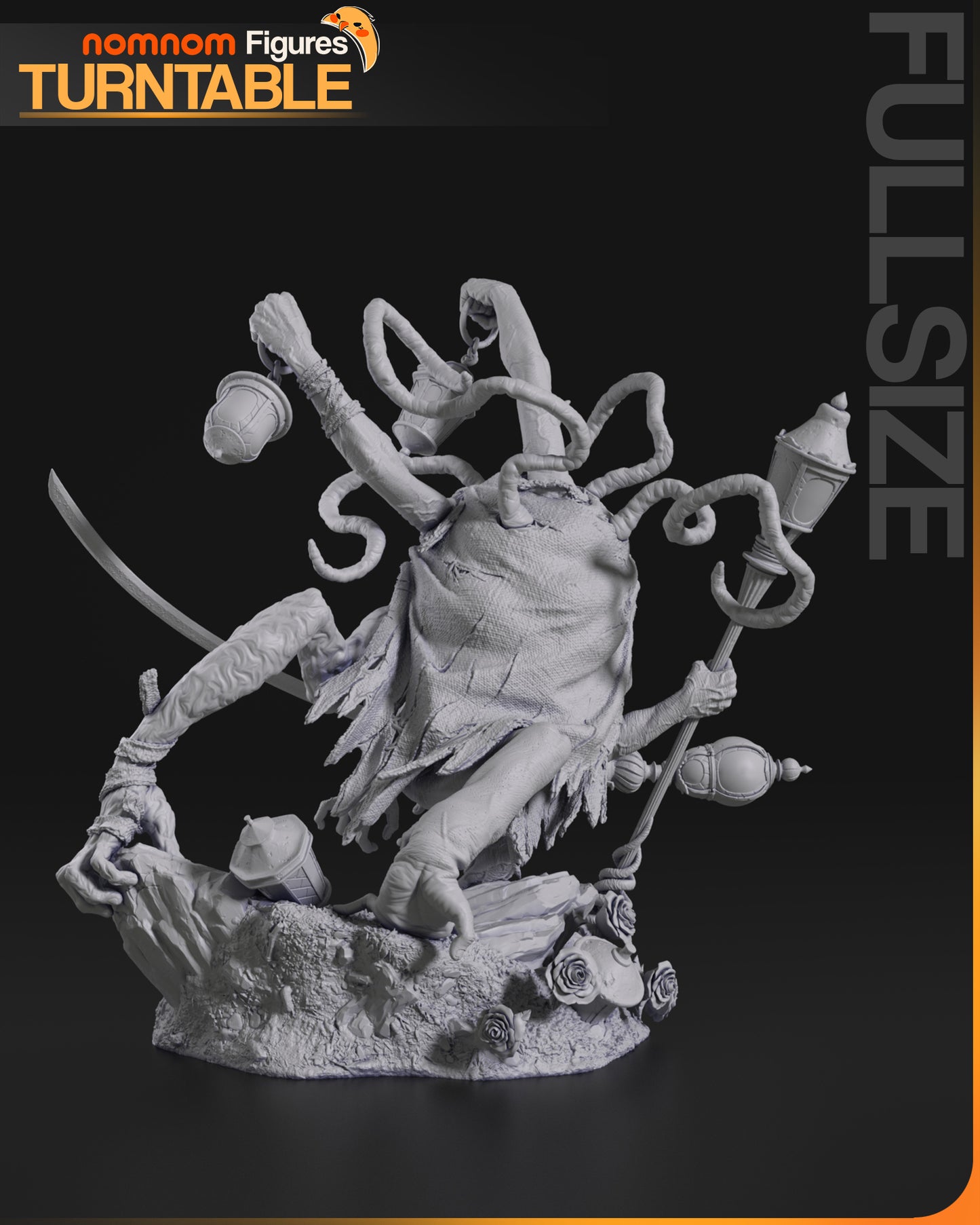 Lampmaster | Resin Model Kit | Clair Obscur: Expedition 33 Boss of Stone Wave Cliffs