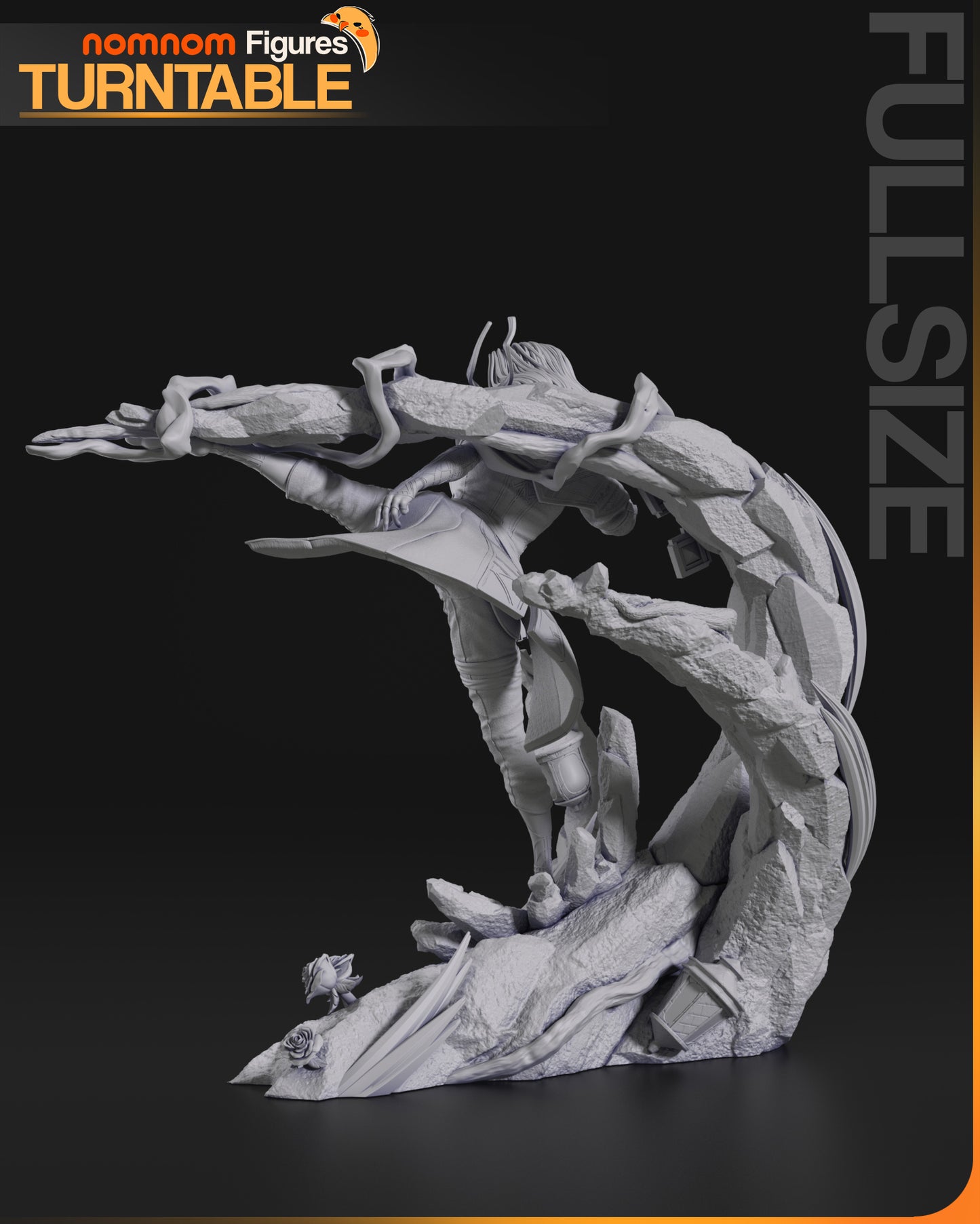 Lune | Resin Model or Bust Kit | DIY Clair Obscur: Expedition 33 Elemental Mage