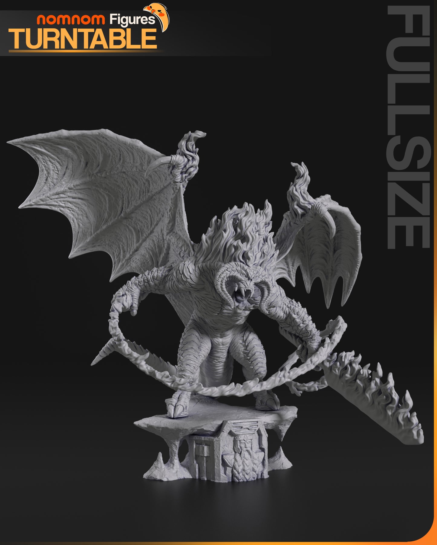 Balrog | Resin Model or Bust Kit | Lord of the Rings Demon of Morgoth