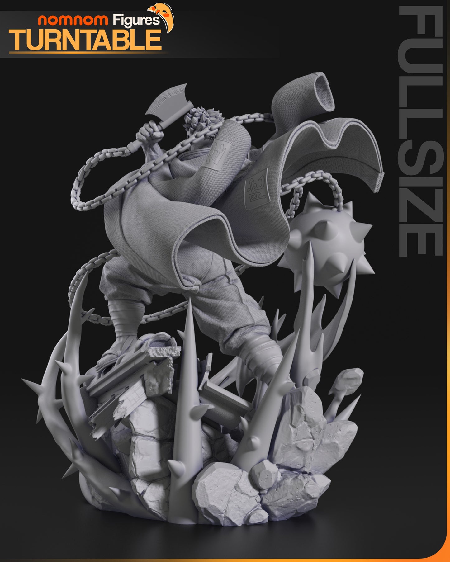 Gyomei Himejima | Resin Model or Bust Kit | Demon Slayer Stone Hashira