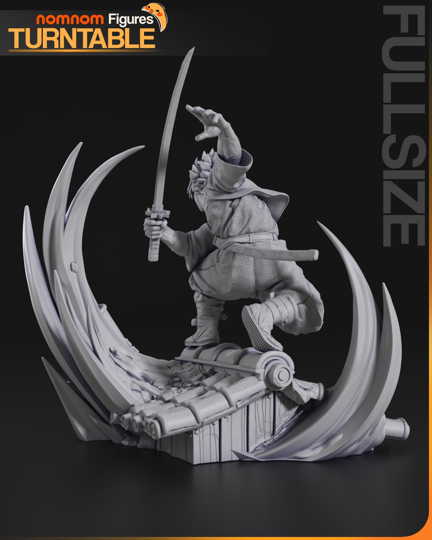 Sanemi Shinazugawa | Resin Model or Bust Kit | Demon Slayer Wind Hashira
