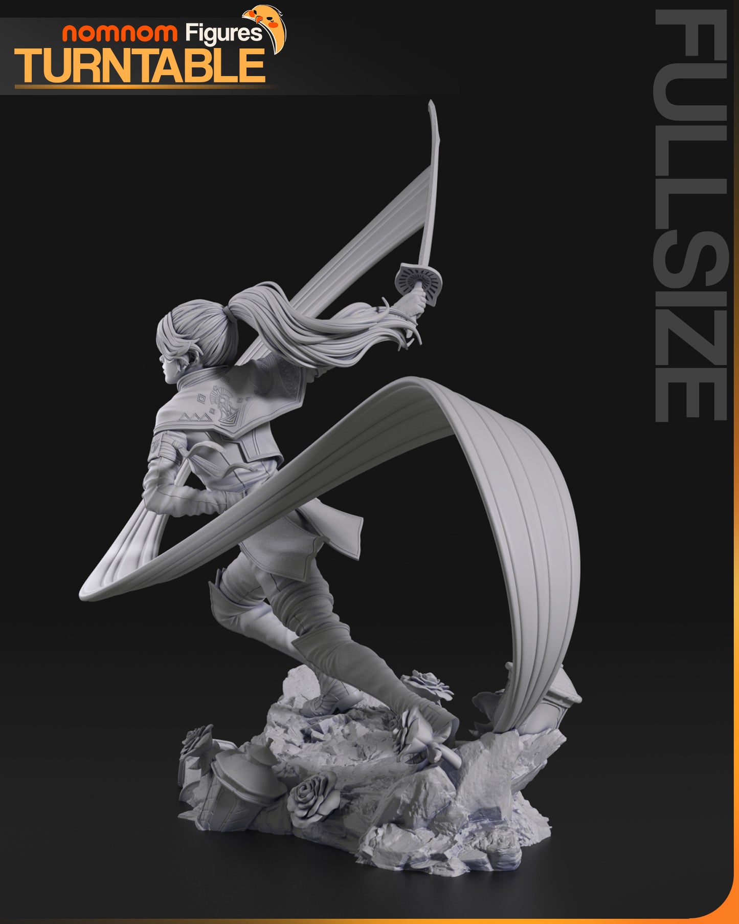 Maelle | Resin Model or Bust Kit | Clair Obscur: Expedition 33 Spellweaver