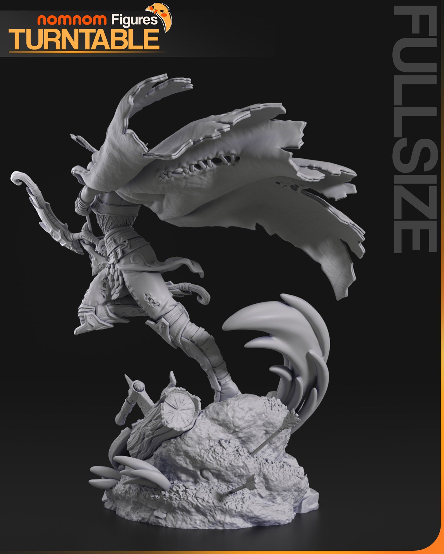 Alleria Windrunner | Resin Model or Bust Kit | Warcraft III Reign of Chaos Ranger General