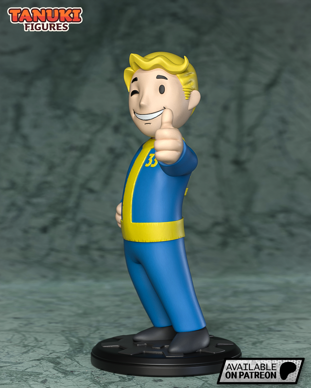 Vault Boy | 3-Inch Resin Model Kit | Fallout Toon Mascot