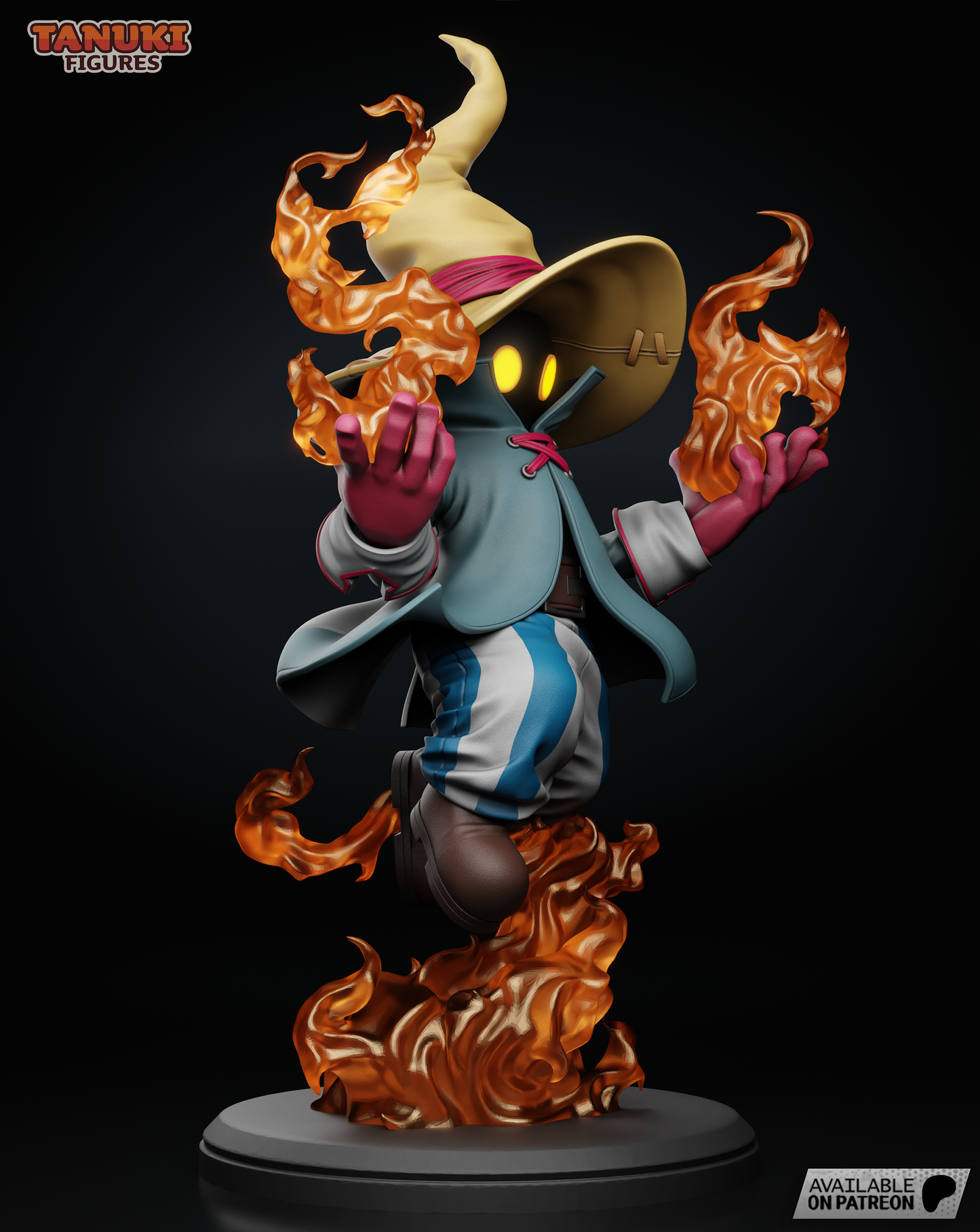 Vivi | 7.5-Inch Resin Model Kit | Final Fantasy Black Mage Awakened