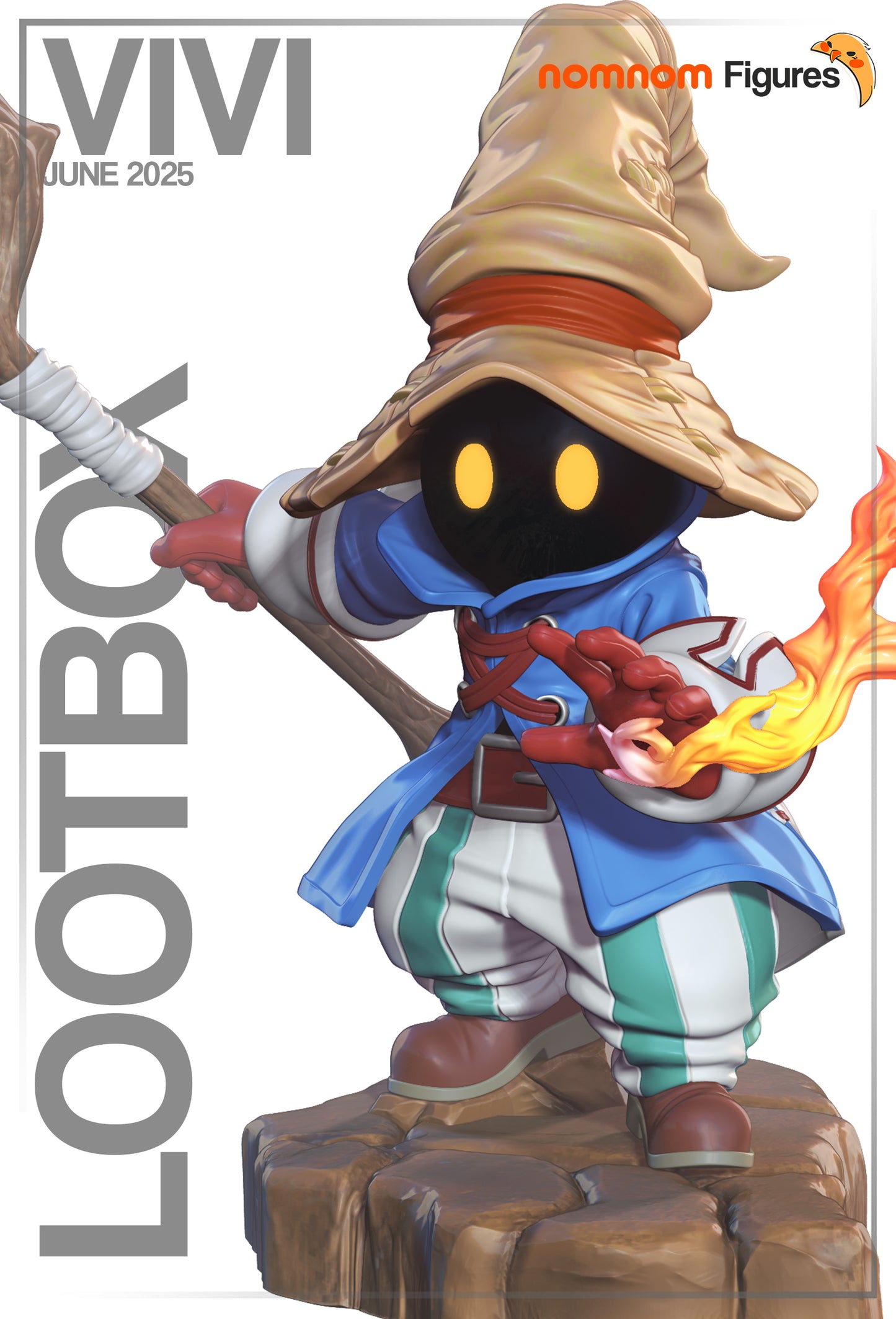 Vivi Ornitier | 5-Inch Resin Model Kit | DIY Final Fantasy IX Black Mage