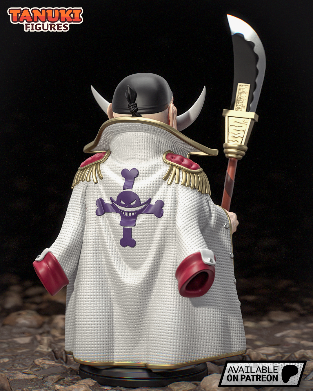 Chibi Whitebeard | 6-Inch Resin Model Kit | One Piece Yonko