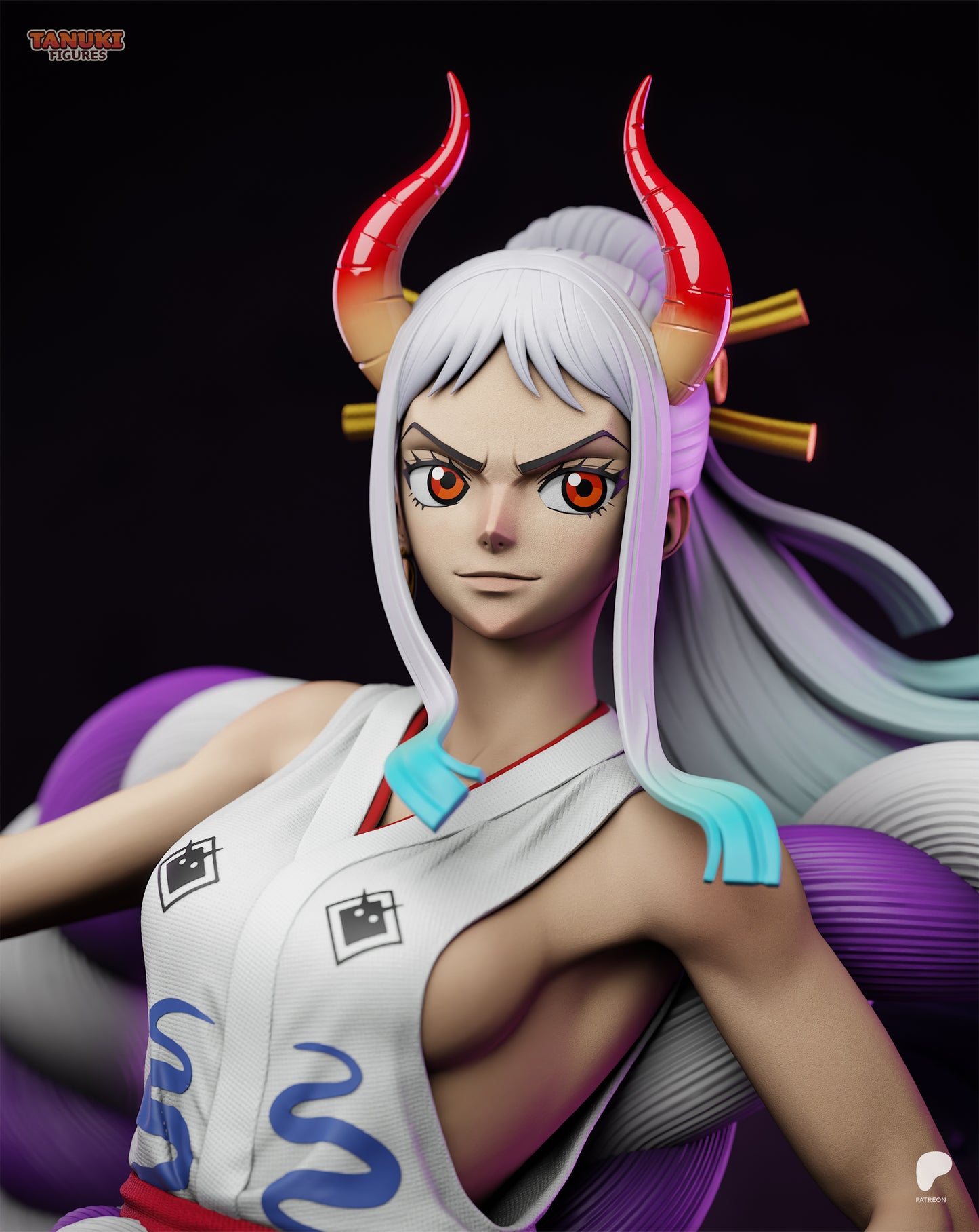 Yamato | Resin Model or Bust Kit | One Piece Oni Princess
