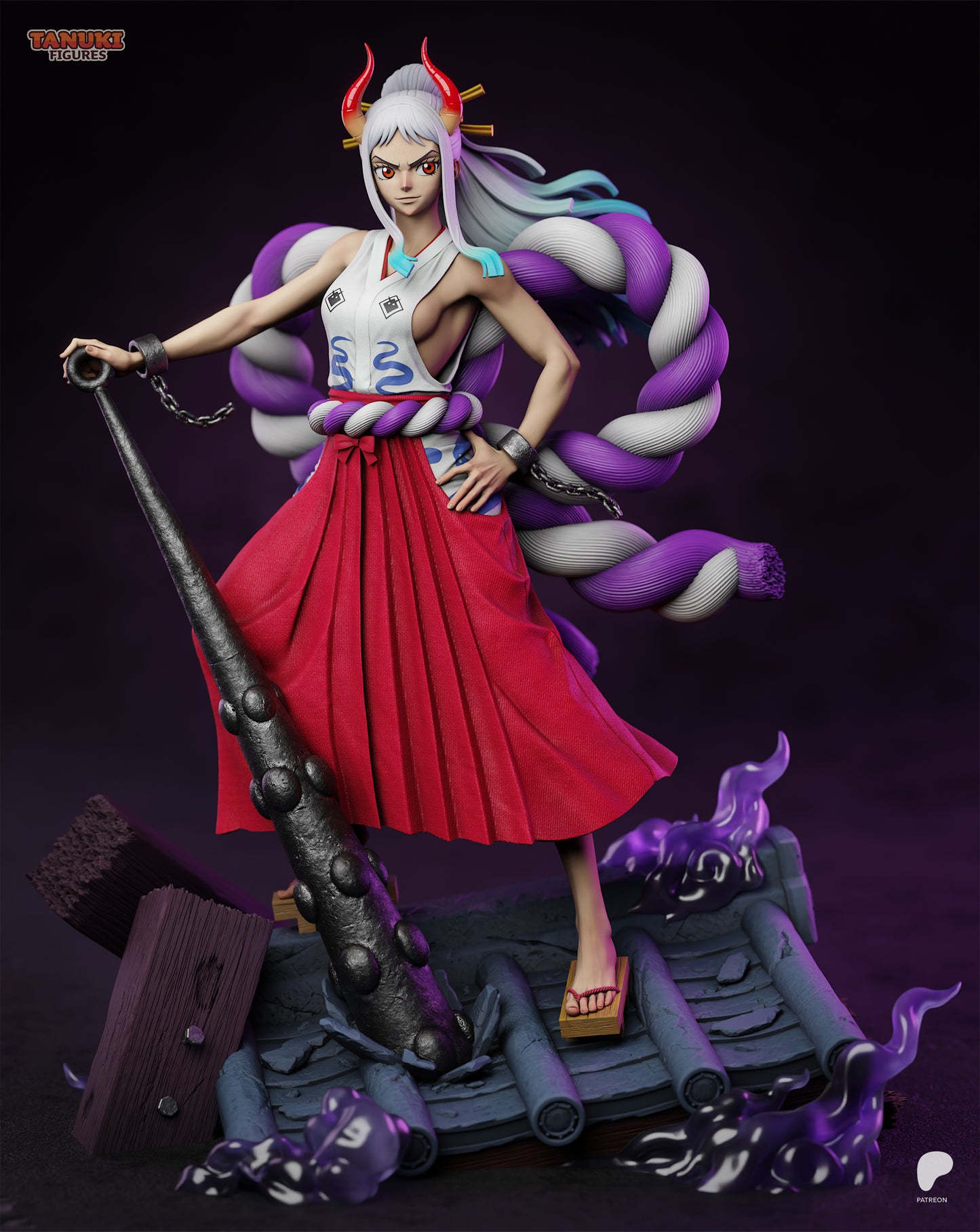 Yamato | Resin Model or Bust Kit | One Piece Oni Princess