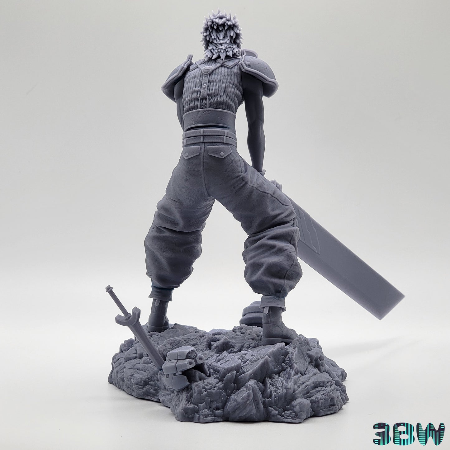 Zack Fair | Resin Model or Bust Kit | DIY Final Fantasy VII SOLDIER